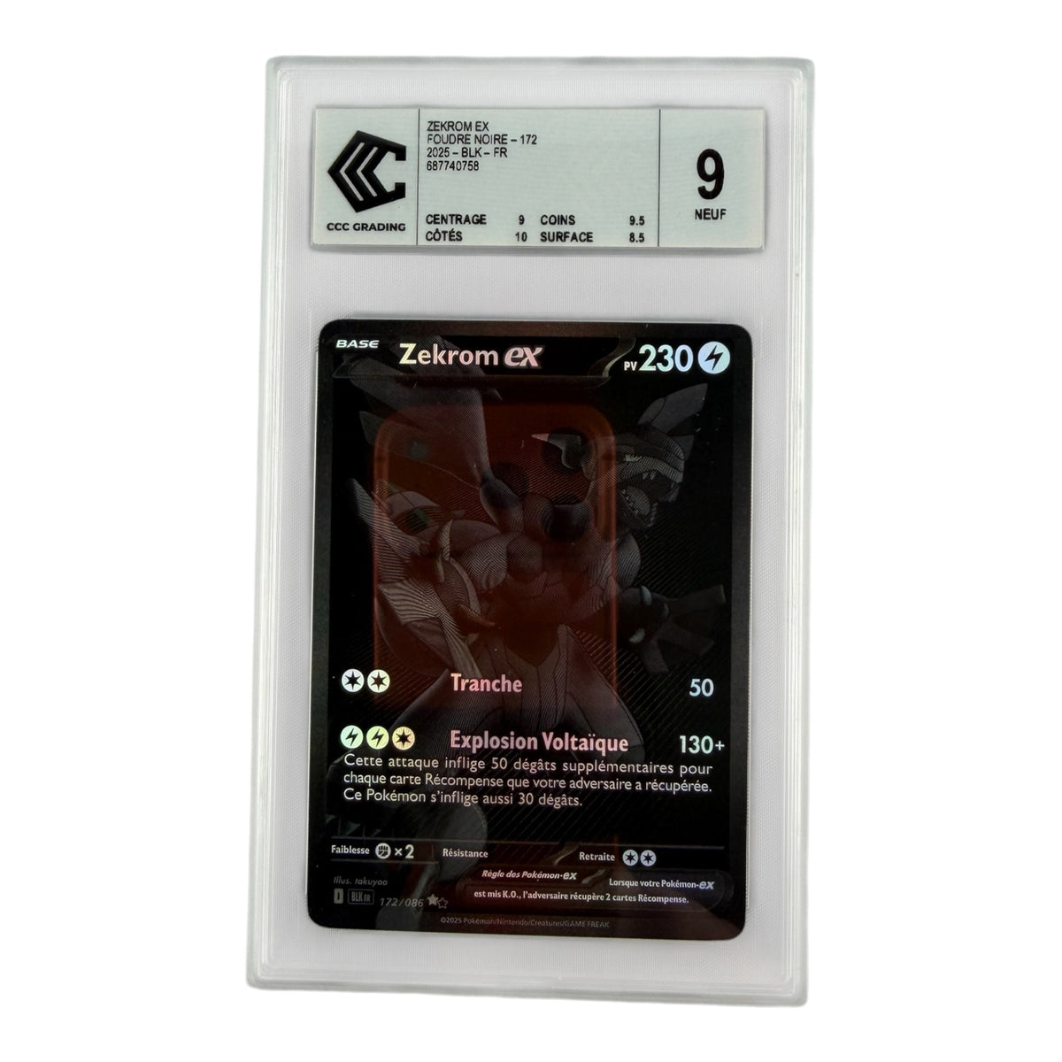 Zekrom-ex 172/086 – CCC 9 | Sneyzen Corp