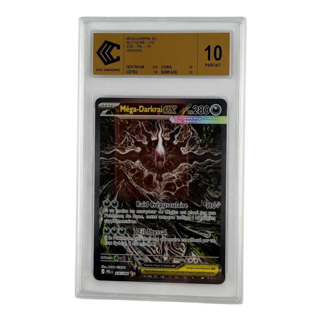 Méga Darkrai-ex 116/084 – CCC 10 Gold Label | Sneyzen Corp