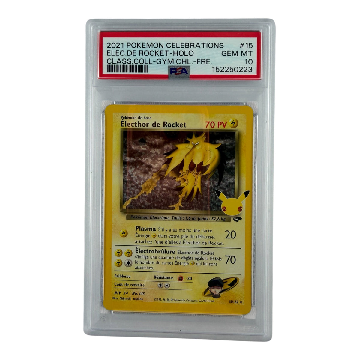 Électhor de Rocket 15/132 – PSA 10 | Sneyzen Corp