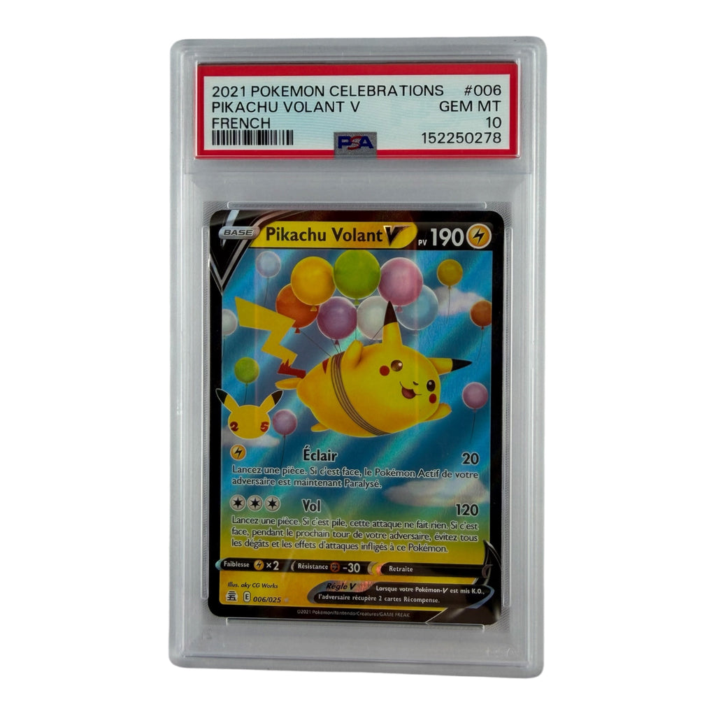 Pikachu Volant V 006/025 – PSA 10 | Sneyzen Corp