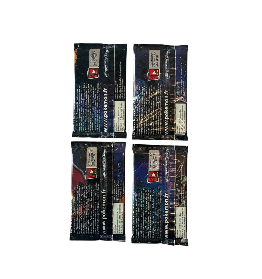 Artset 4 Boosters Pokémon Destinées Occultes SL11.5 Neuf et Scellé FR