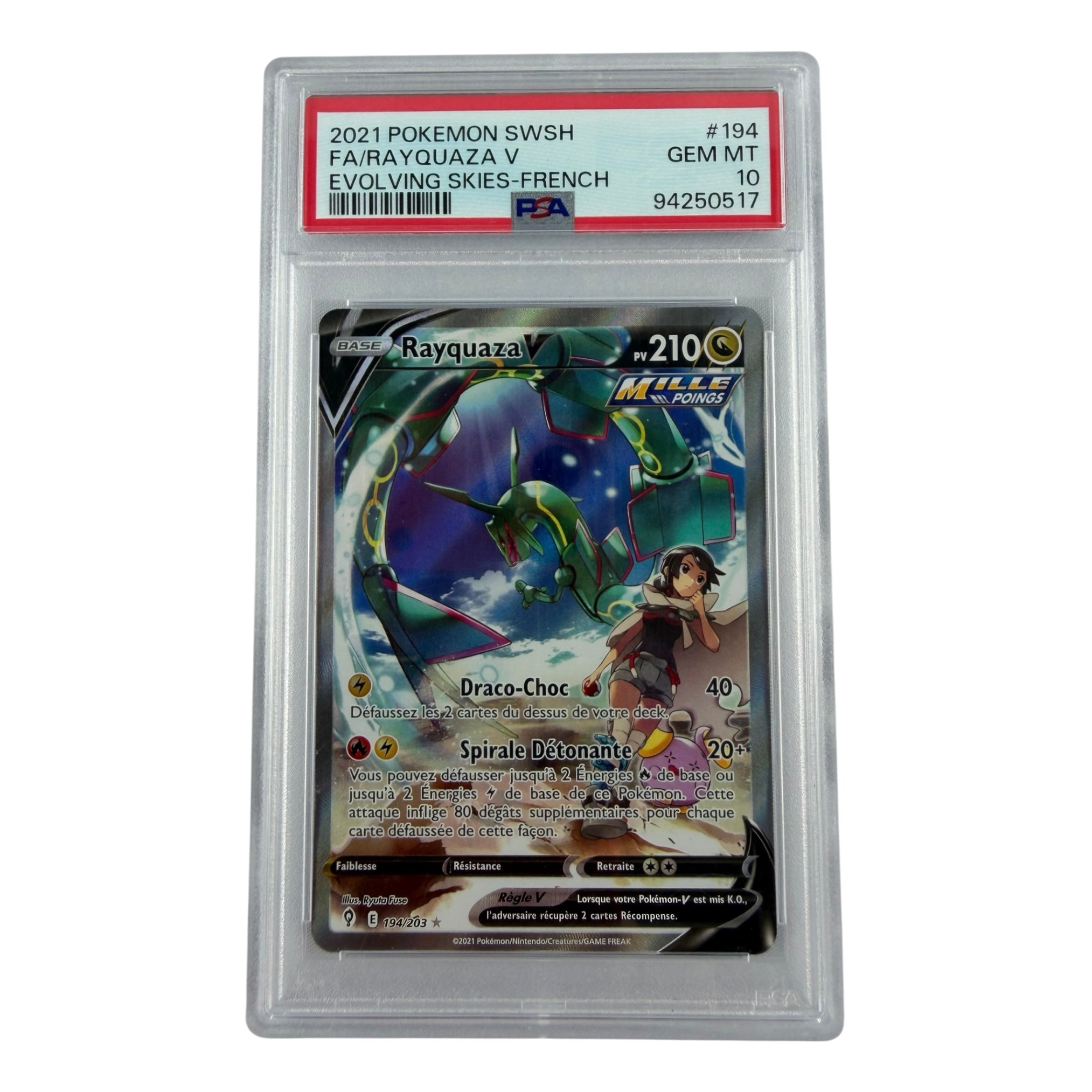 Rayquaza V 194/203  PSA 10
