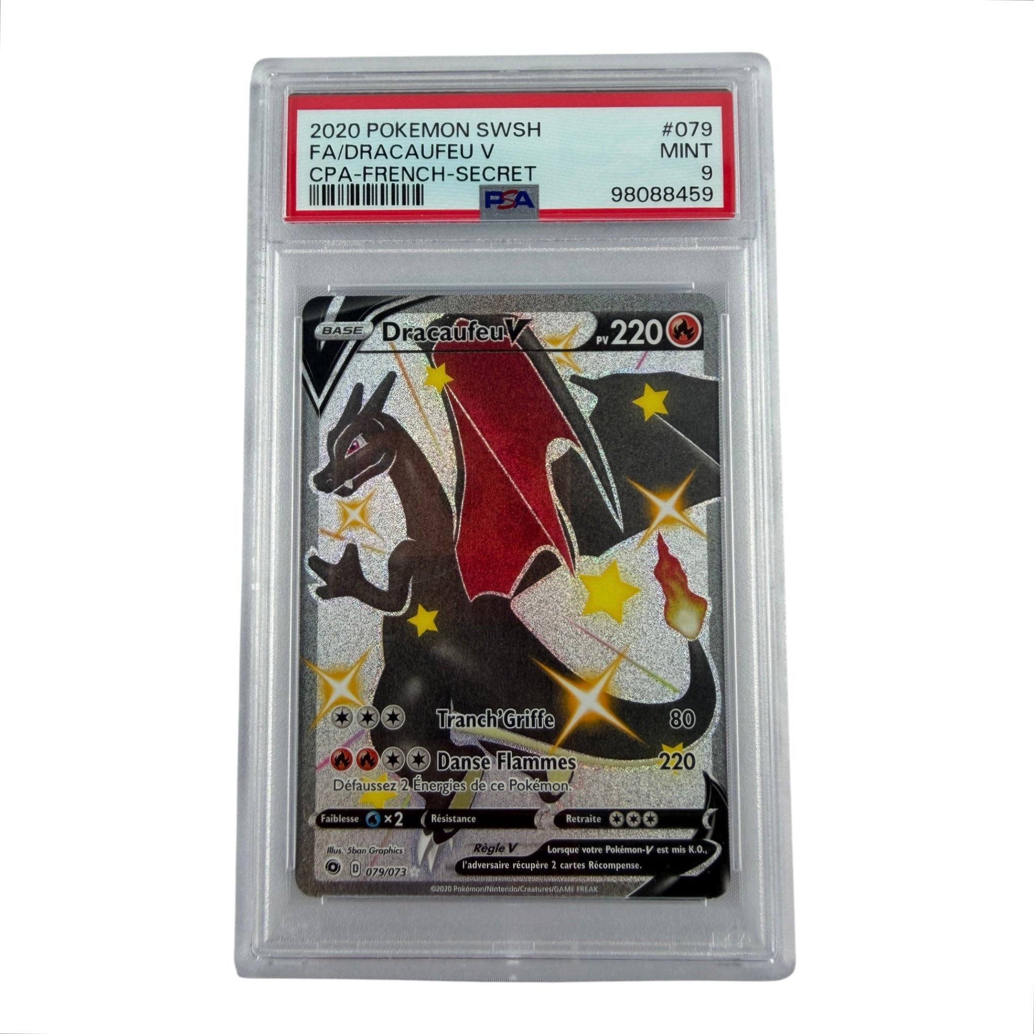 Dracaufeu V 079/073  PSA 9