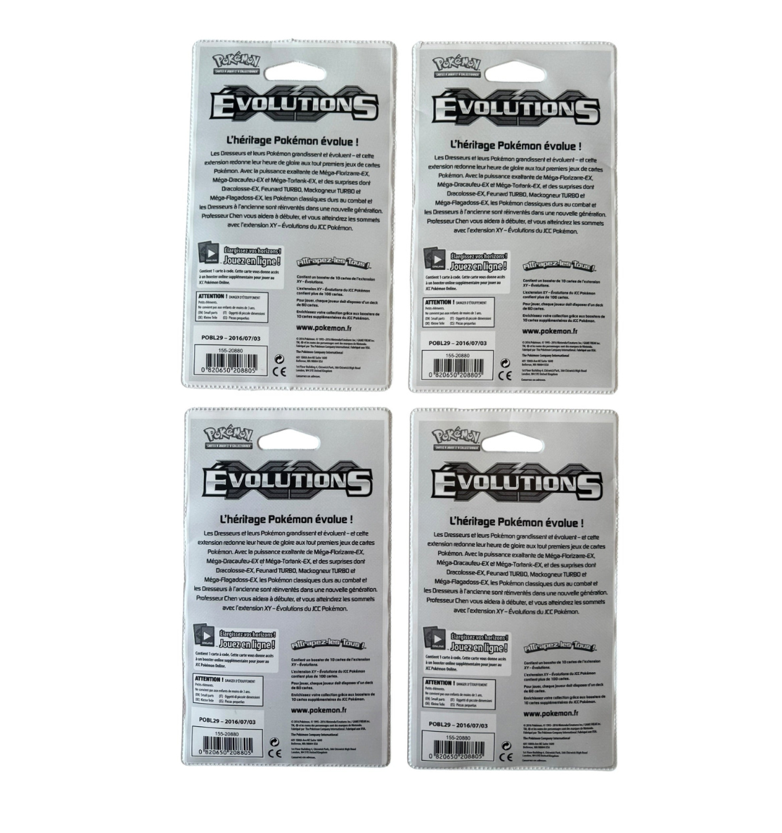 Artset Blister XY12 Évolutions Neuf et Scellé