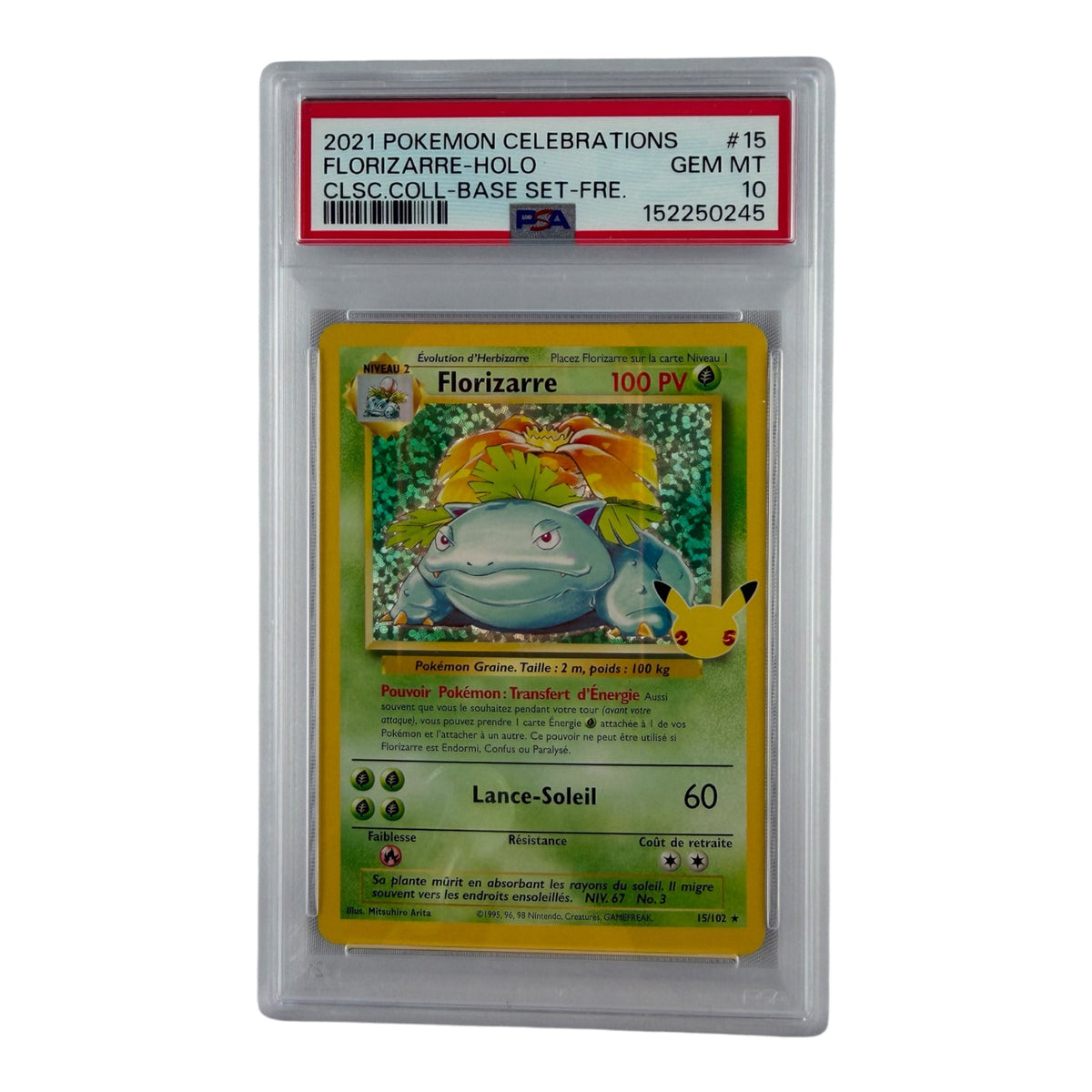 Florizarre 15/102 – PSA 10 | Sneyzen Corp