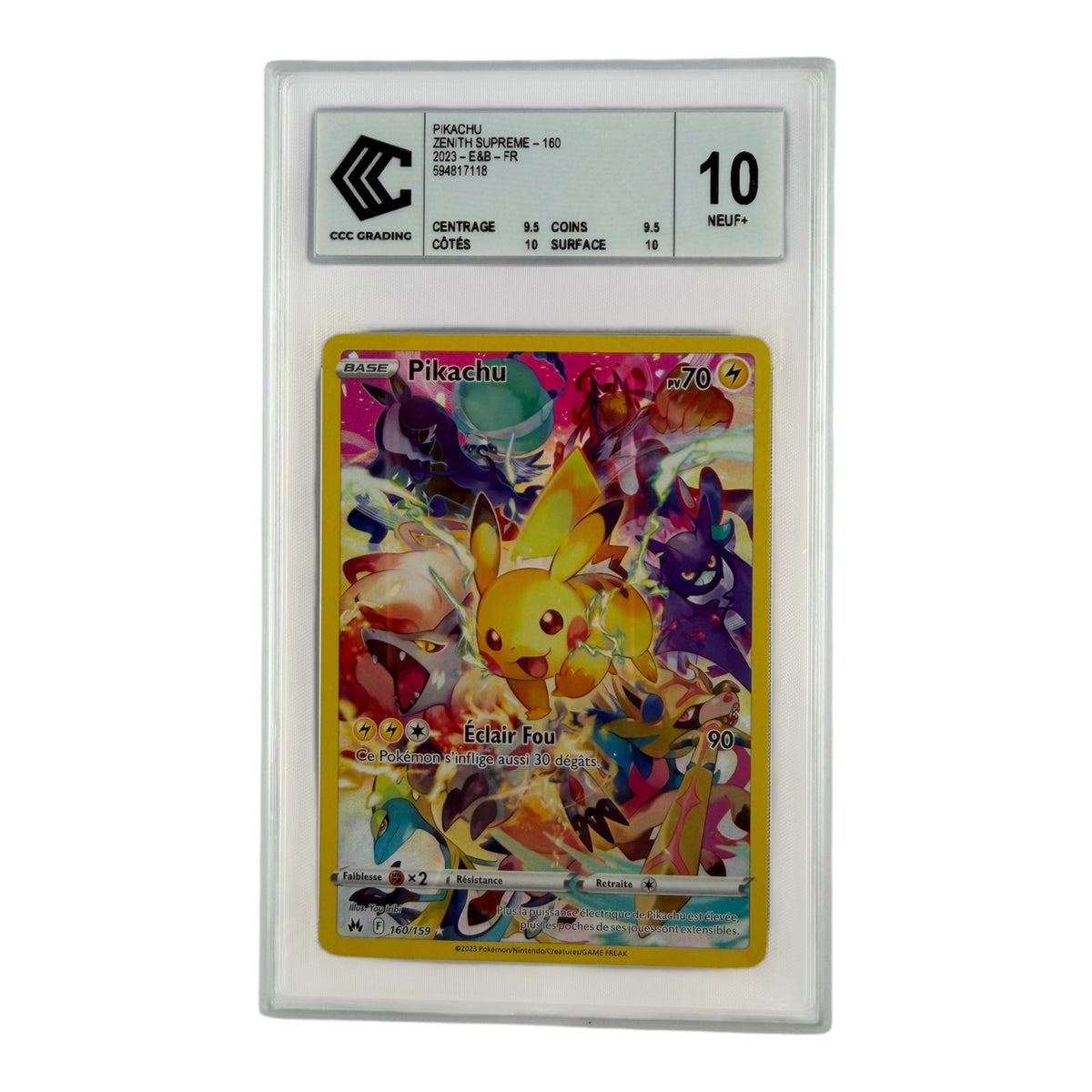 Pikachu Secrète 160/159 – CCC 10 | Sneyzen Corp