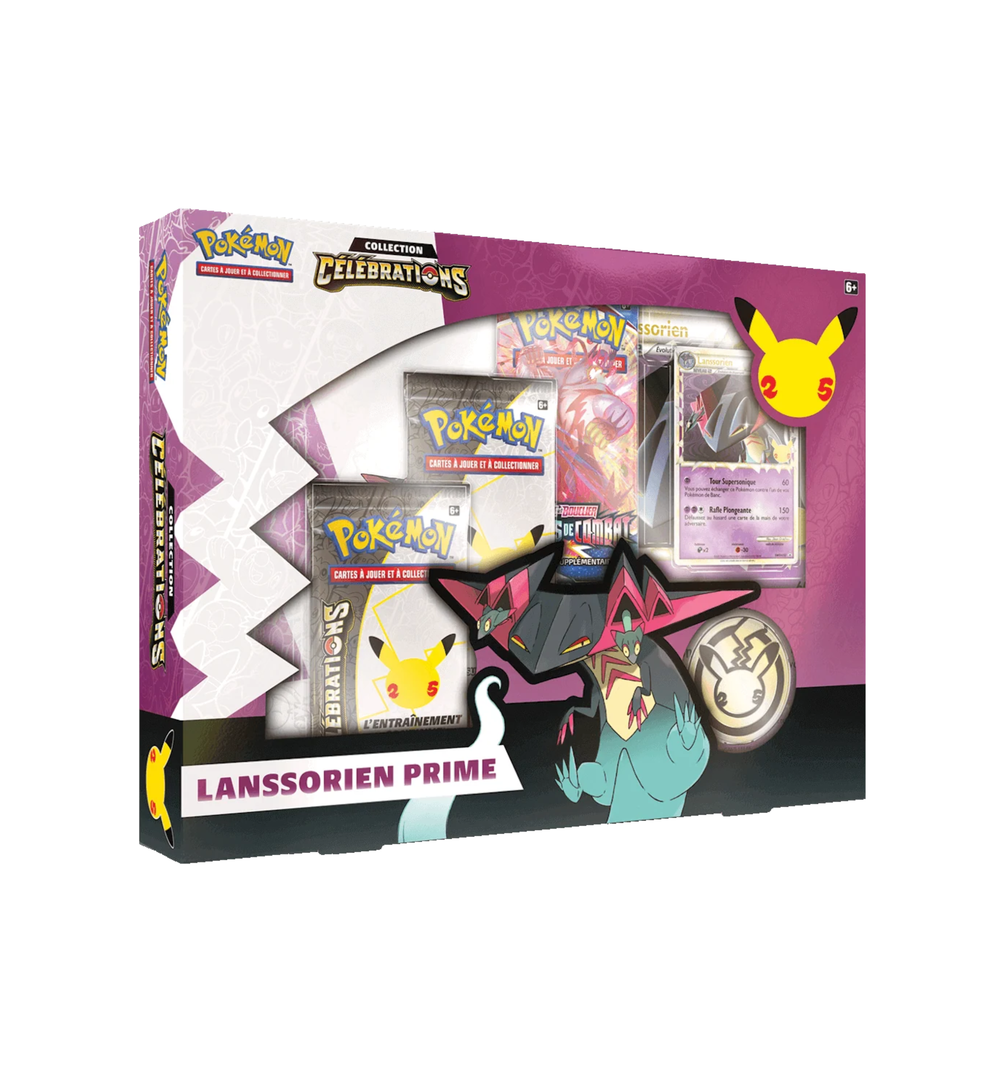 Coffret Pokémon Célébrations 25 ans Lanssorien Prime neuf et scellé | Sneyzencorp