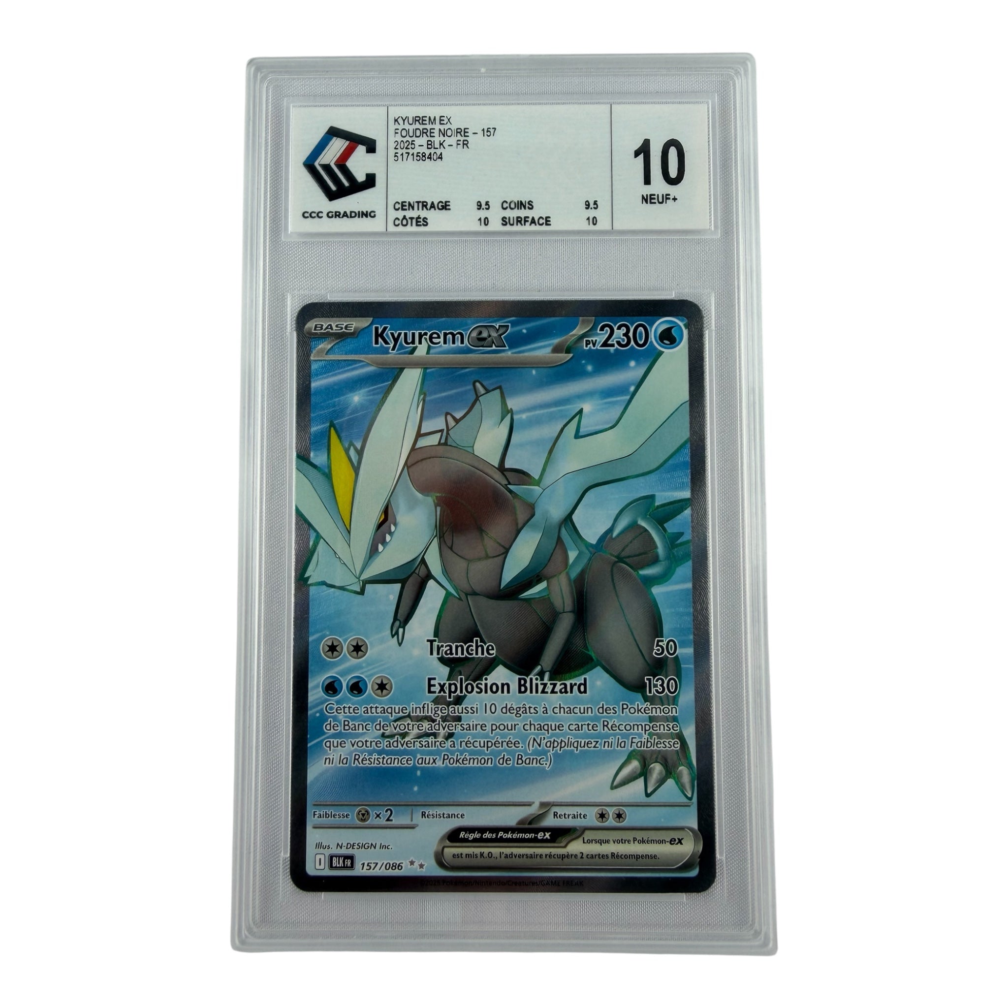 Kyurem Ex 157/086  CCC 10