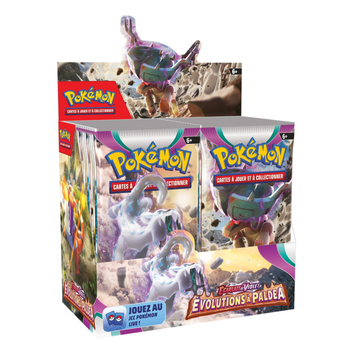 Display Pokémon EV02 Évolutions à Paldéa – 36 Boosters Neuf et Scellé