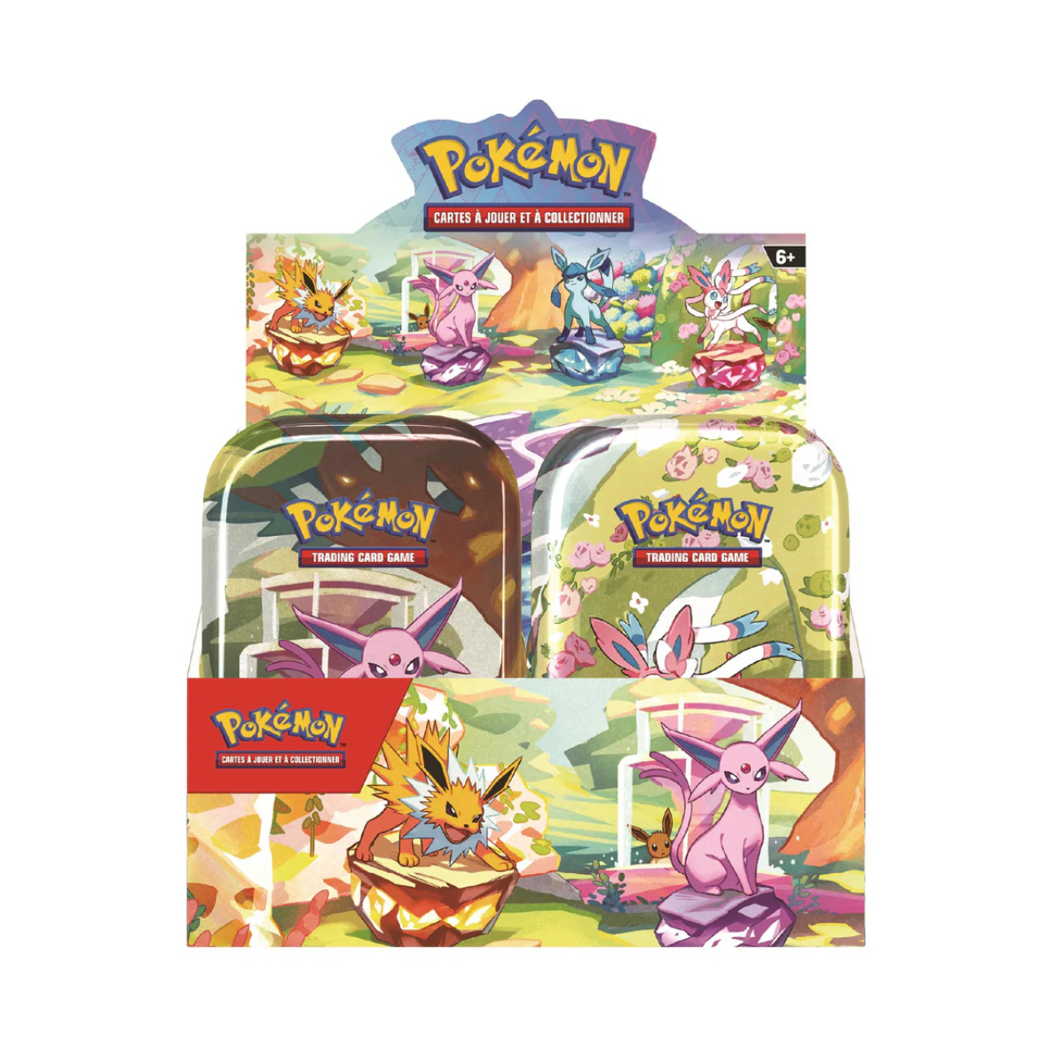 Display Pokémon EV8.5 Évolutions Prismatiques – Mini Tins Neuf et Scellé