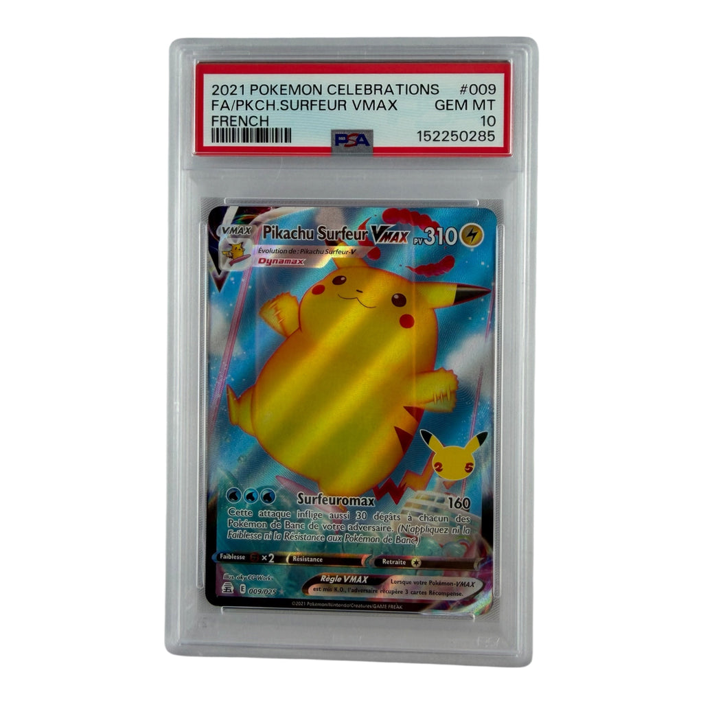 Pikachu Surfeur VMAX 009/025 – PSA 10 | Sneyzen Corp