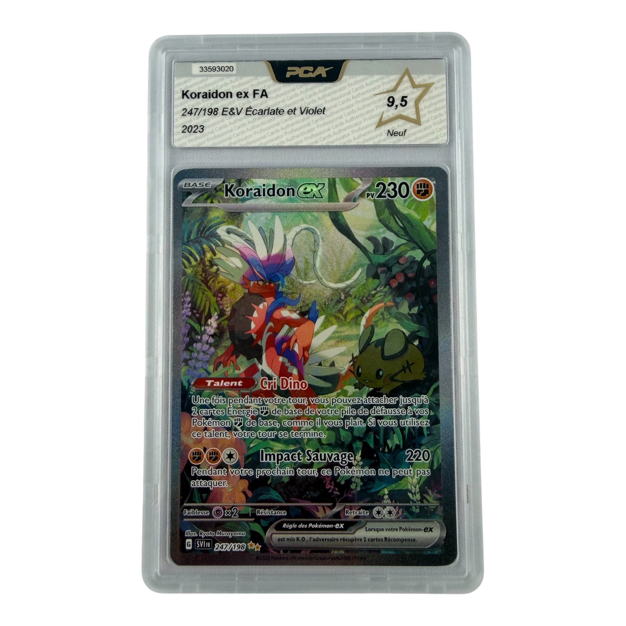 Koraidon Ex 247/198  PCA 9.5