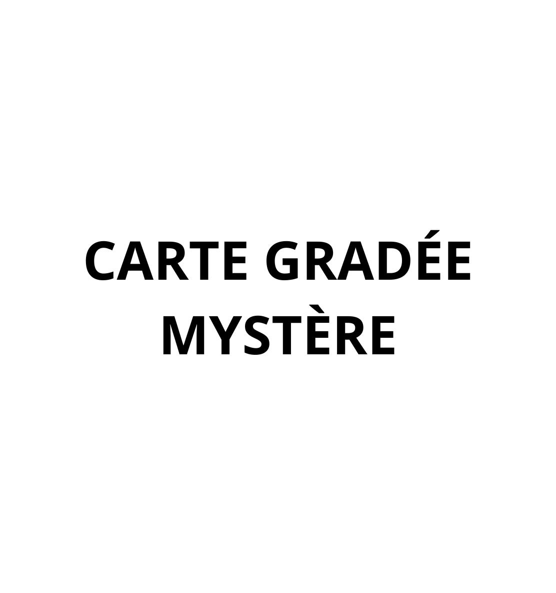 CARTE GRADÉE MYSTERE À 1 EURO