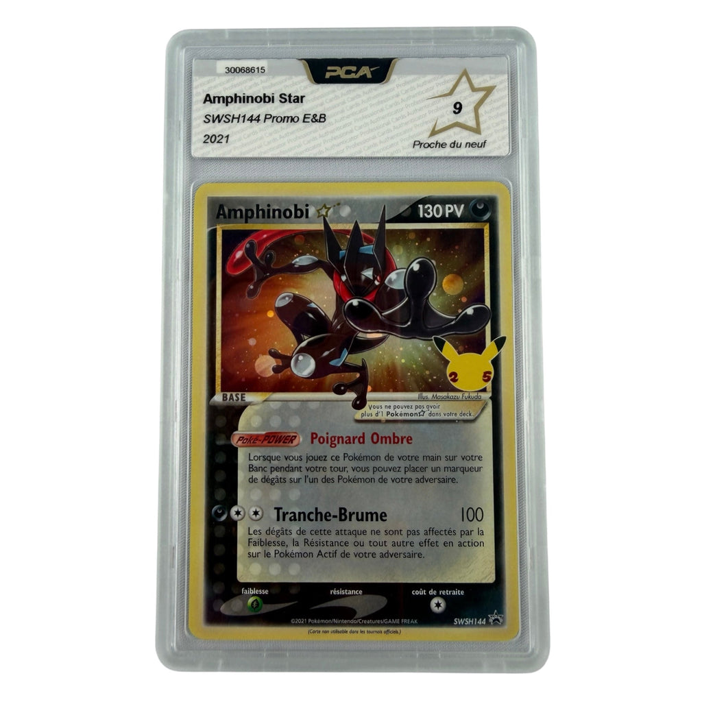 Carte Pokémon gradée Amphinobi Star SWSH144 PCA 9 – recto | Sneyzencorp