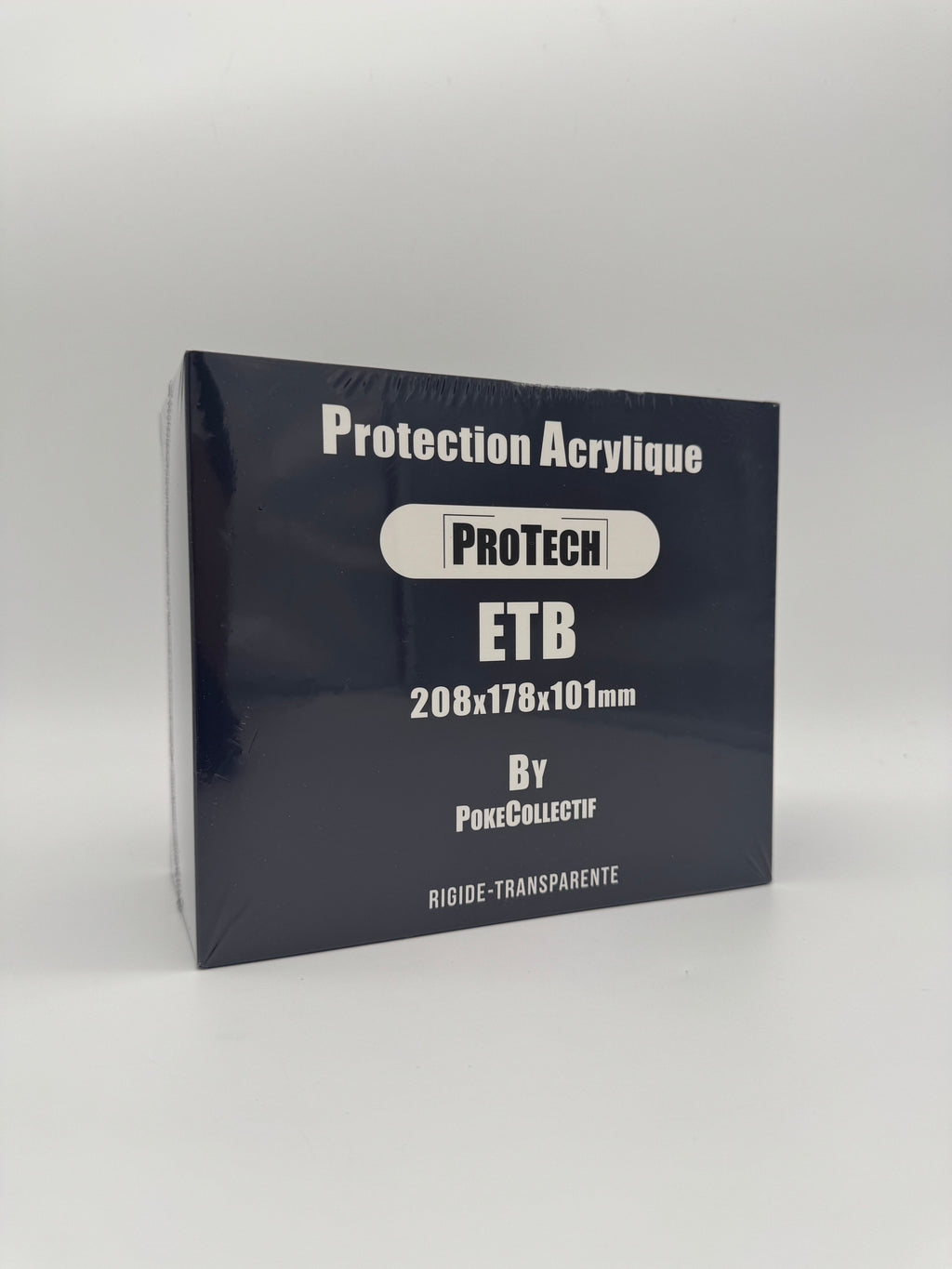 Protection acrylique magnétique Protech pour ETB Pokémon, produit idéal pour protéger vos coffrets sur Sneyzencorp.com