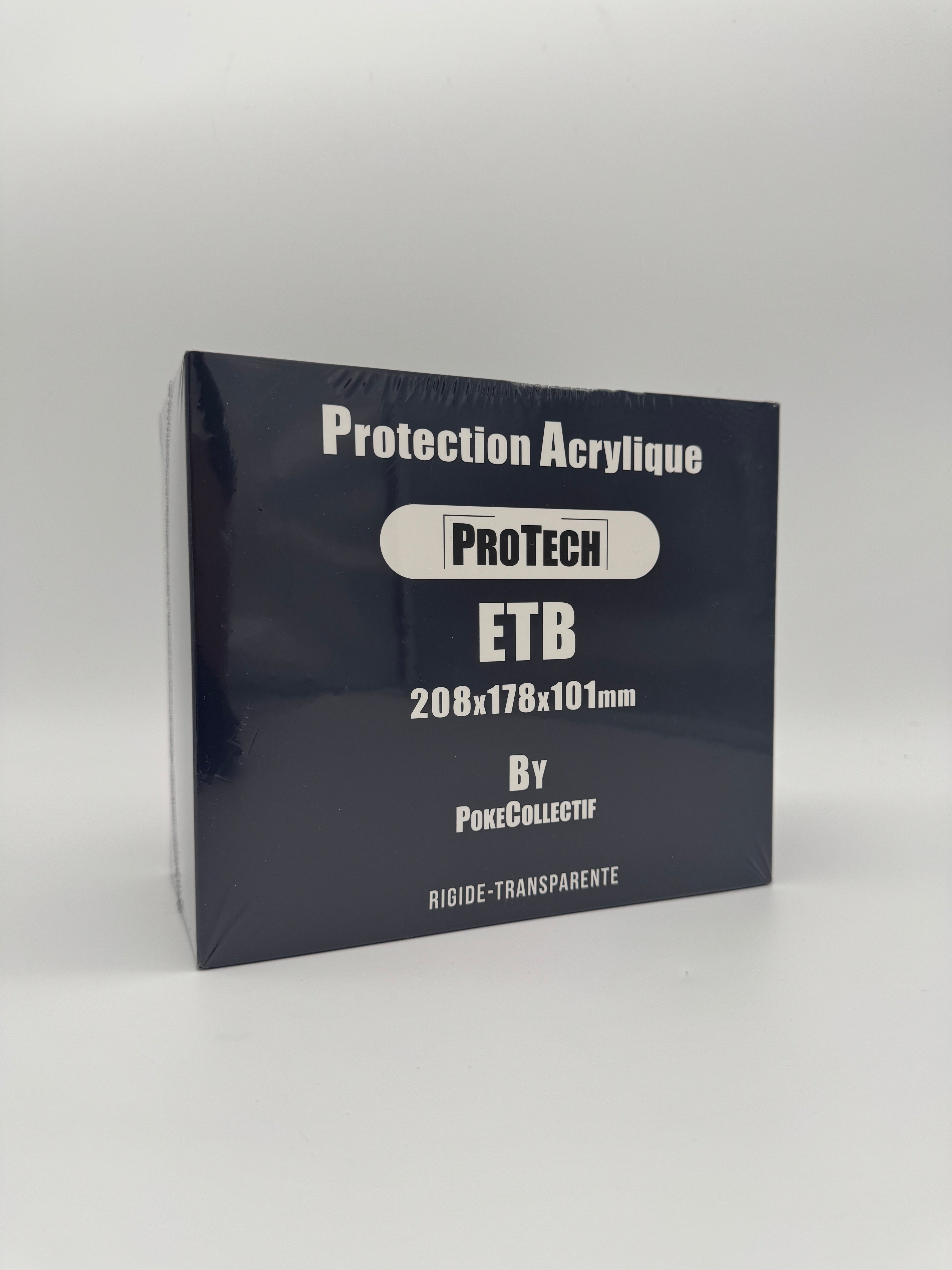 Protection acrylique magnétique Protech pour ETB Pokémon, produit idéal pour protéger vos coffrets sur Sneyzencorp.com