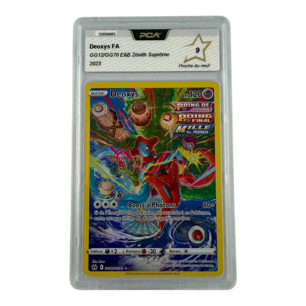 Carte Pokémon gradée Deoxys GG12/GG70 PCA 9 – recto | Sneyzencorp