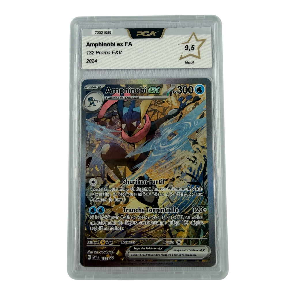 Carte Pokémon gradée Amphinobi Ex 132 PCA 9.5 – recto | Sneyzencorp
