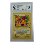 Carte Pokémon gradée Pikachu anniversaire 24 CCC 10 – recto | Sneyzencorp
