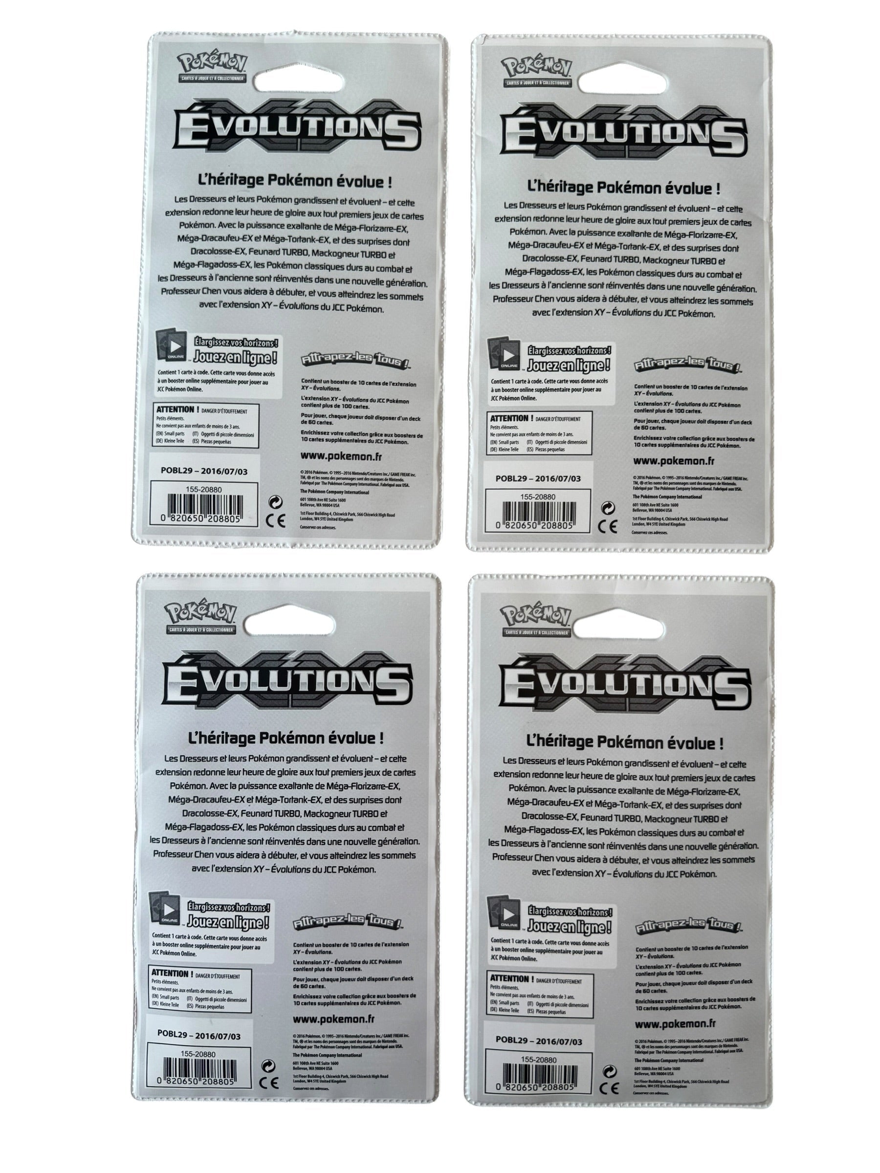 Artset Blister XY12 Évolutions Neuf et Scellé - sneyzencorp