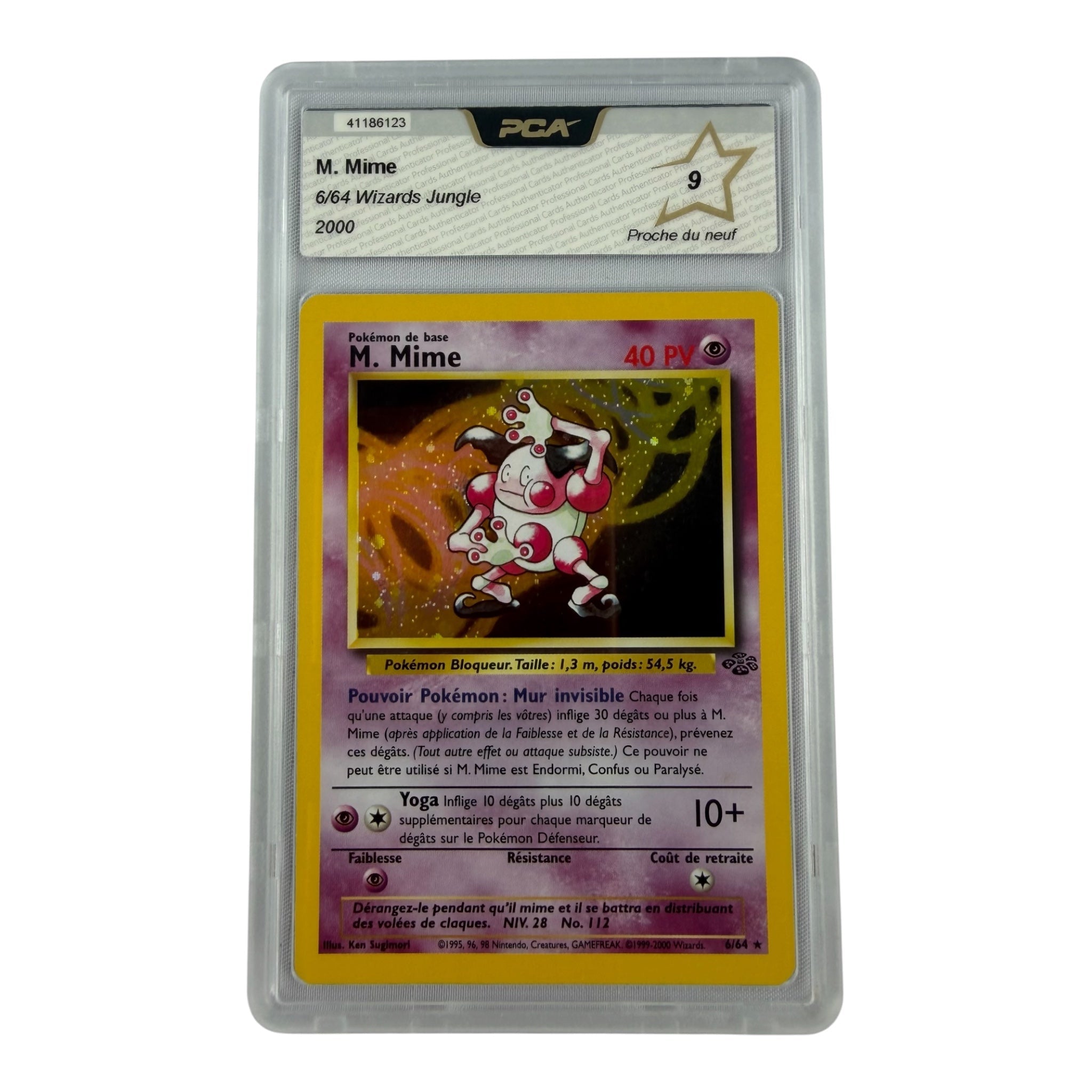 Mr Mime Holo 6/64 PCA 9 - sneyzencorp