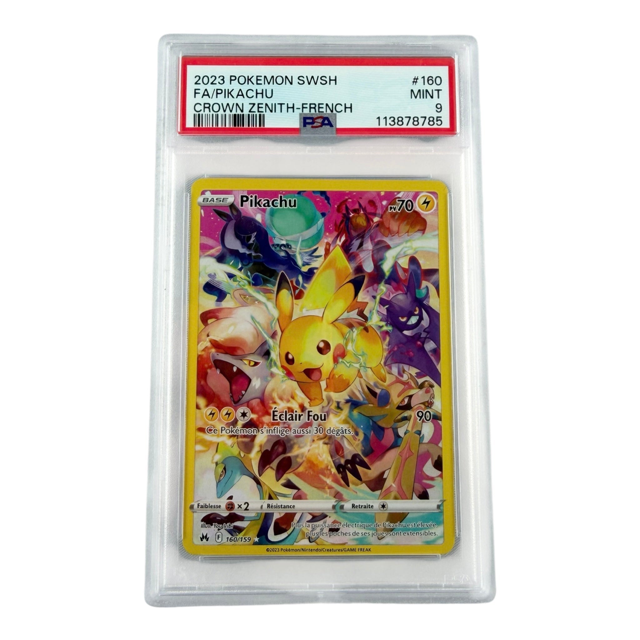 Pikachu 160/159 – PSA 9 - sneyzencorp