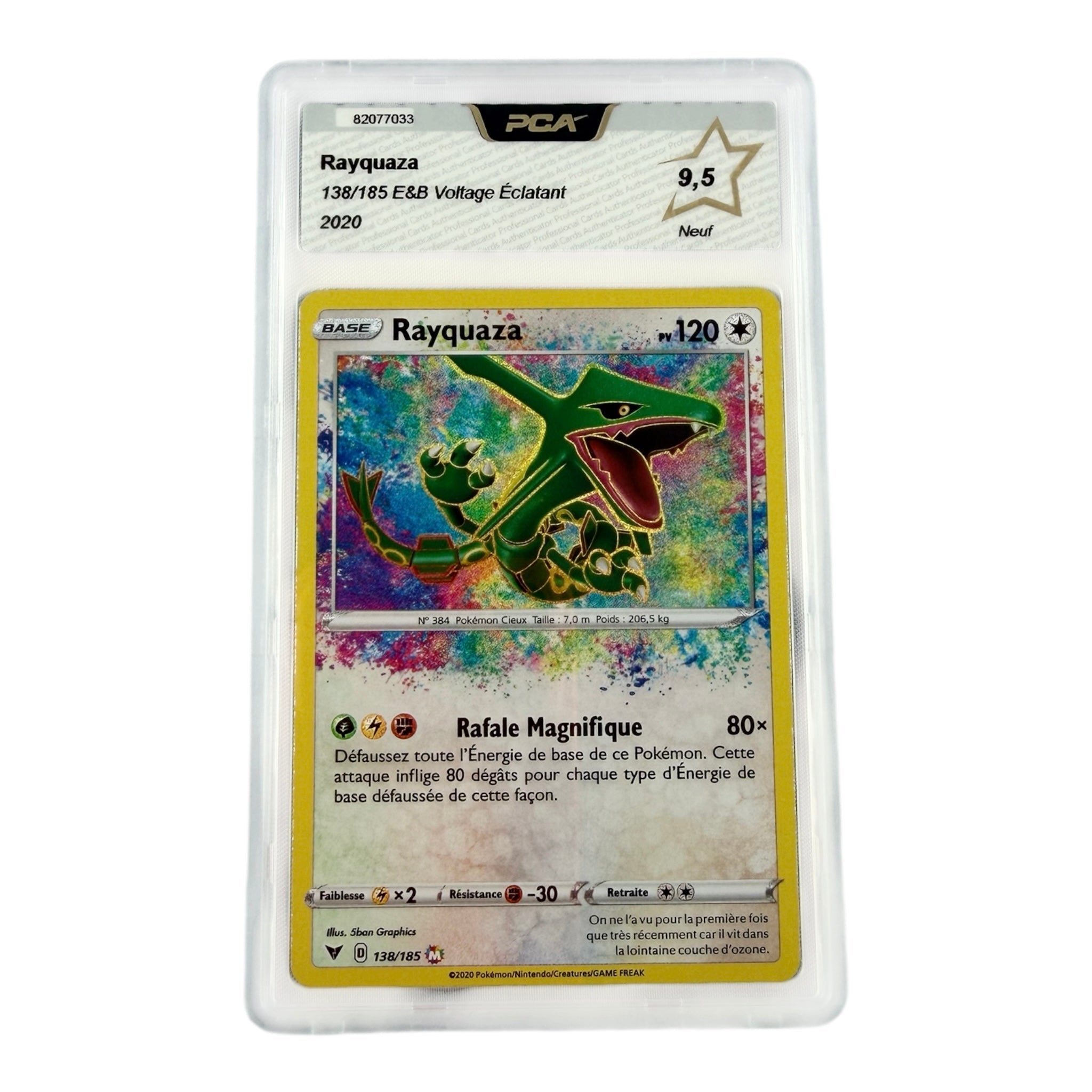 Rayquaza Amazing 138/185 PCA 9.5 - sneyzencorp
