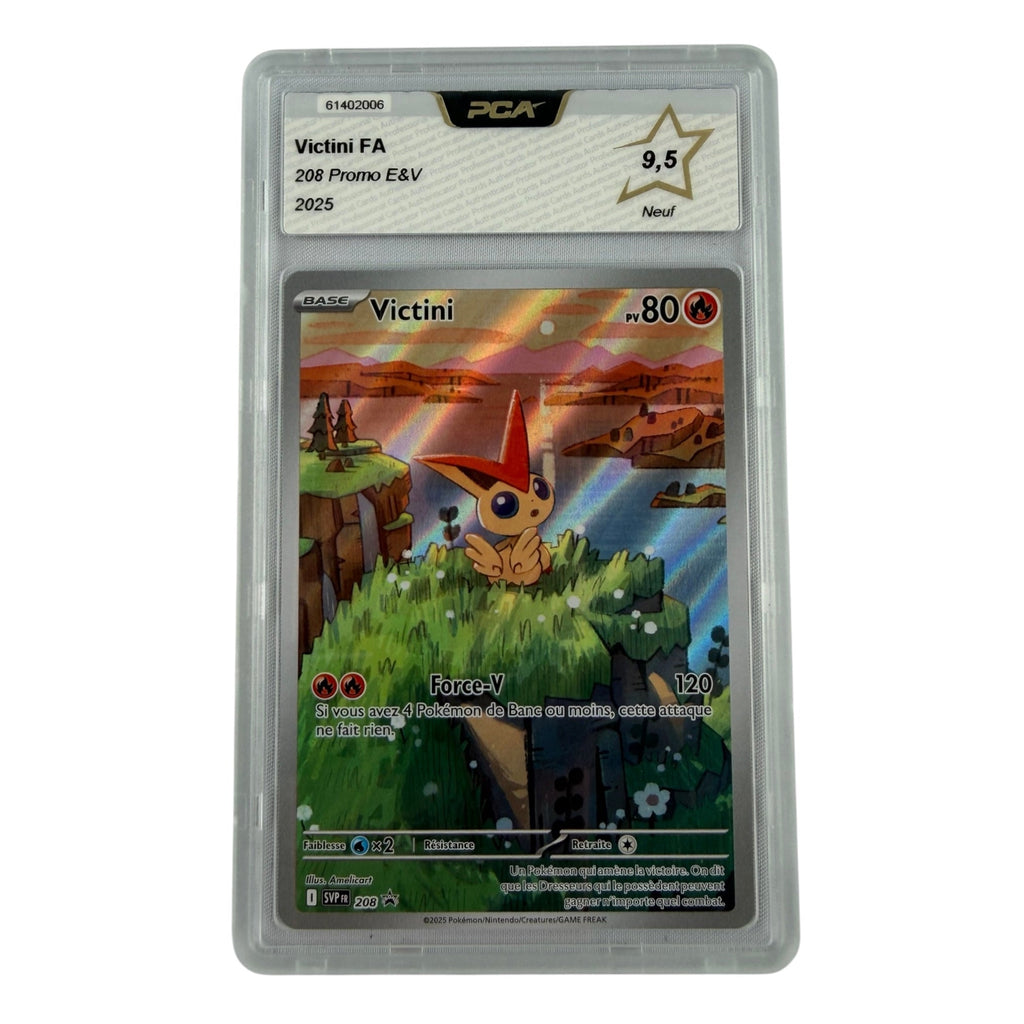Carte Pokémon gradée Victini 208 PCA 9.5 – recto | Sneyzencorp