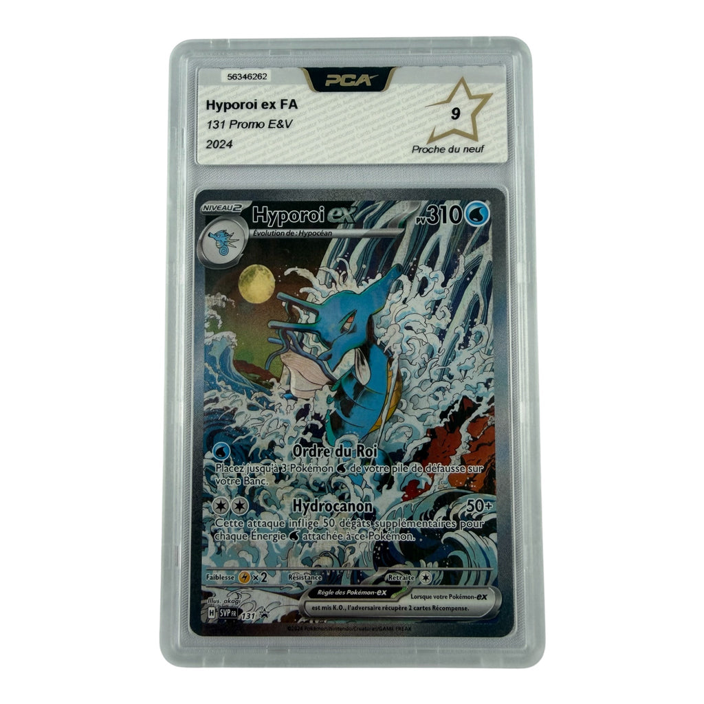 Carte Pokémon gradée Hyporoi Ex 131 PCA 9 – recto | Sneyzencorp