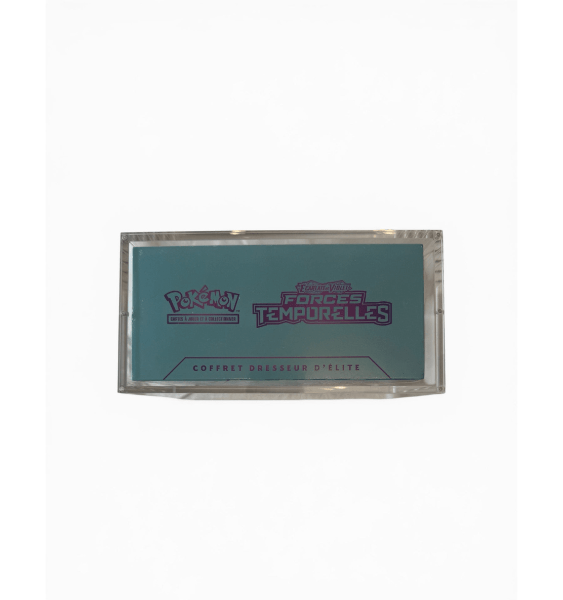 Protection acrylique magnétique pour ETB Pokémon – vue 5 | Sneyzencorp