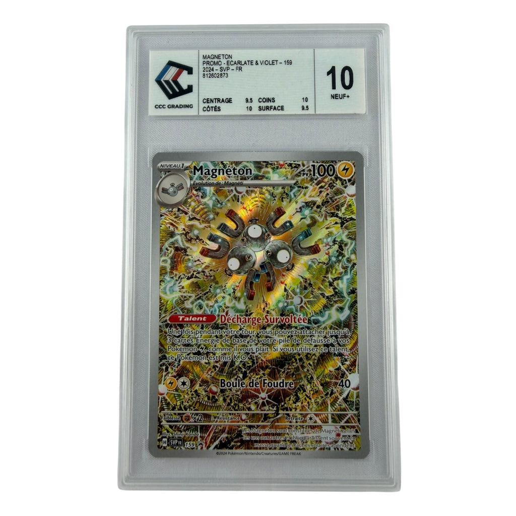 Carte Pokémon gradée Magnéton 159 CCC 10 – recto | Sneyzencorp