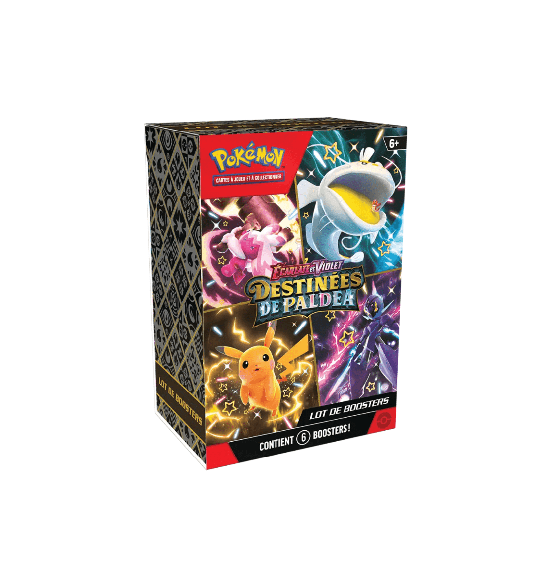 Bundle Pokémon EV4.5 Destinées de Paldea 6 boosters neuf et scellé | Sneyzencorp