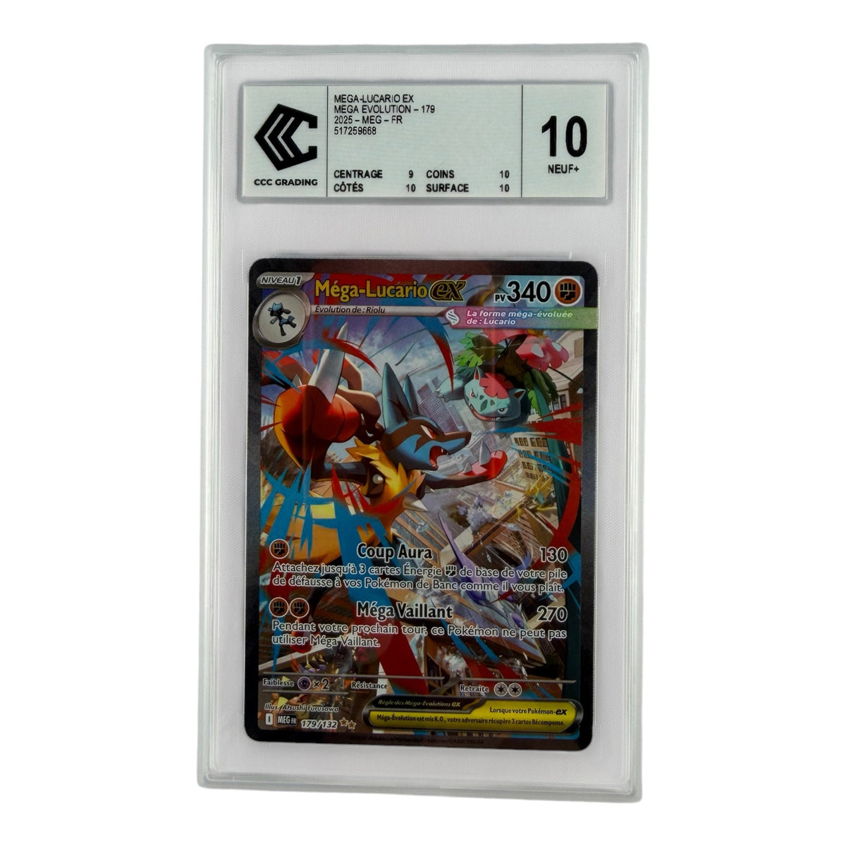 Méga Lucario-ex 179/132 – CCC 10 - sneyzencorp
