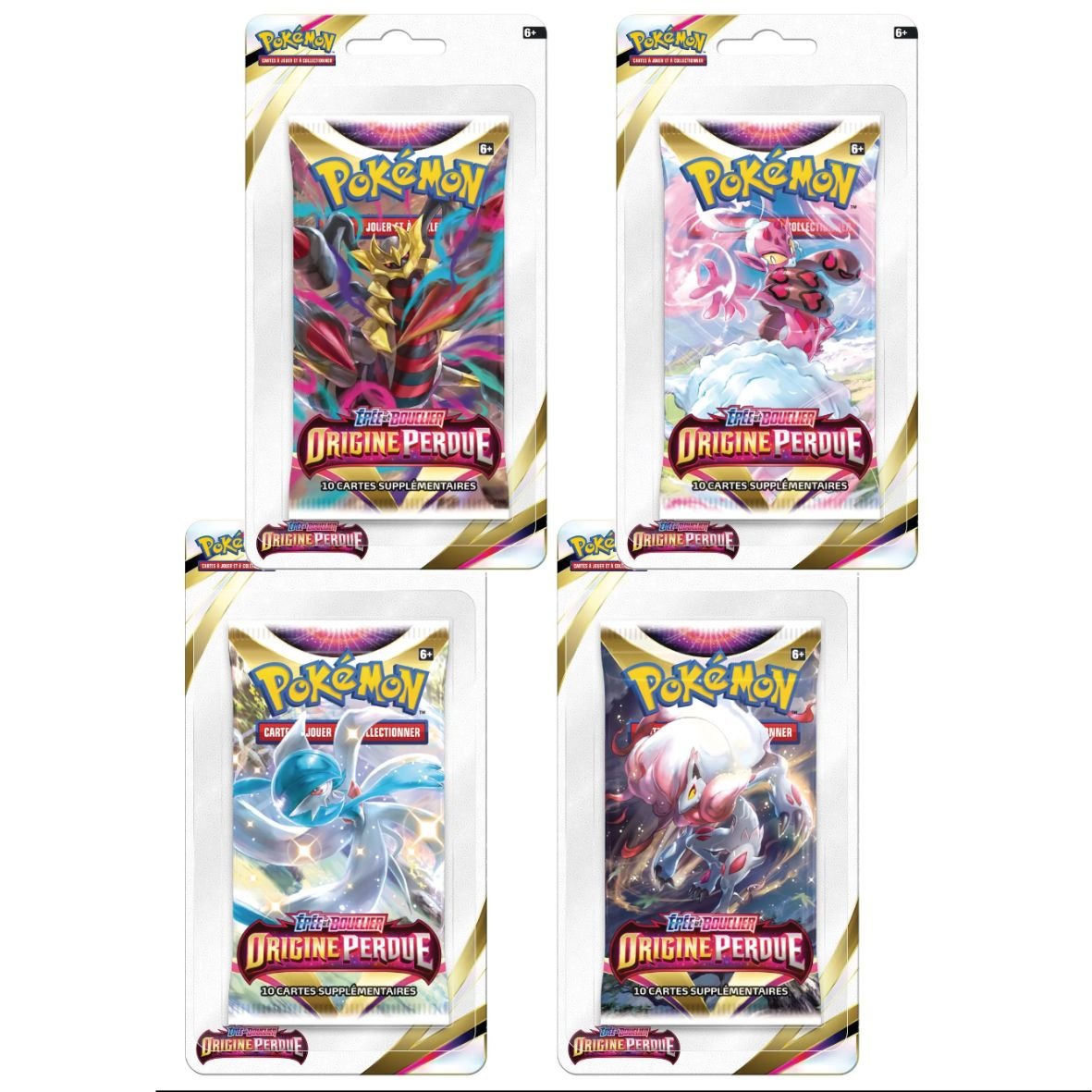Artset 4 Blisters EB11 Pokémon Origine Perdue – Neuf et Scellé