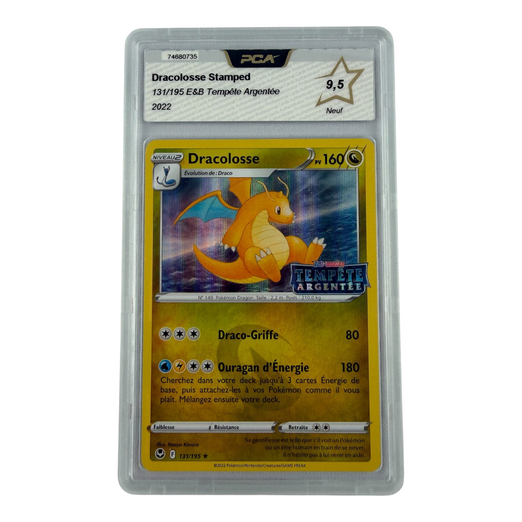 Carte Pokémon gradée Dracolosse Stamp 131/195 PCA 9.5 – recto | Sneyzencorp