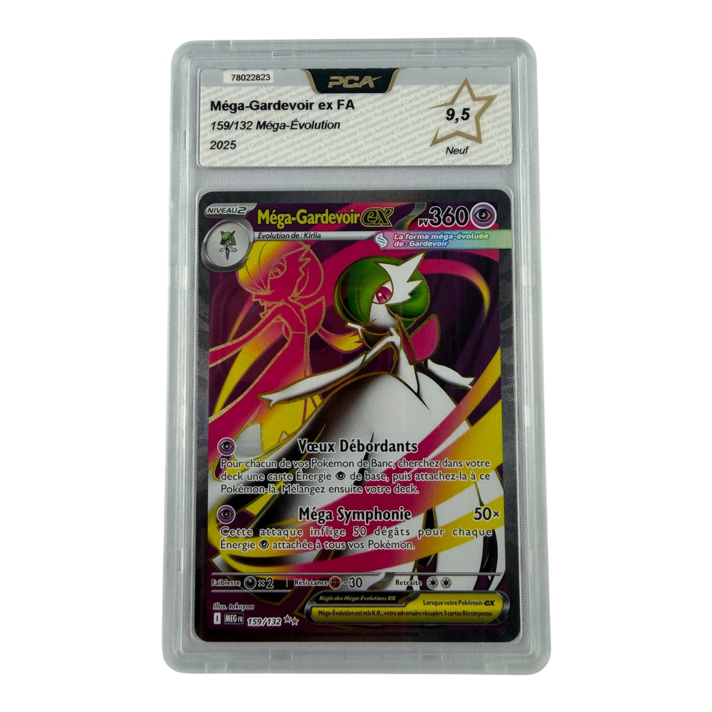 Carte Pokémon gradée Méga Gardevoir Ex 159/132 PCA 9.5 – recto | Sneyzencorp