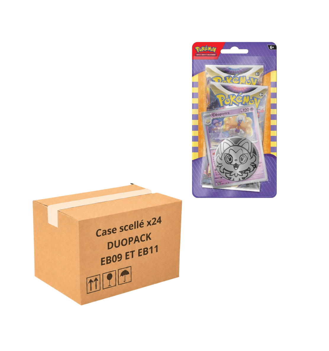 Case Duopack EB09 Stars Étincelantes et EB11 Origine Perdue Neuf et Scellé - sneyzencorp