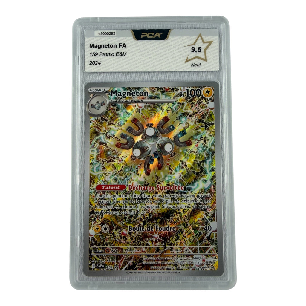 Carte Pokémon gradée Magnéton 159 PCA 9.5 – recto | Sneyzencorp
