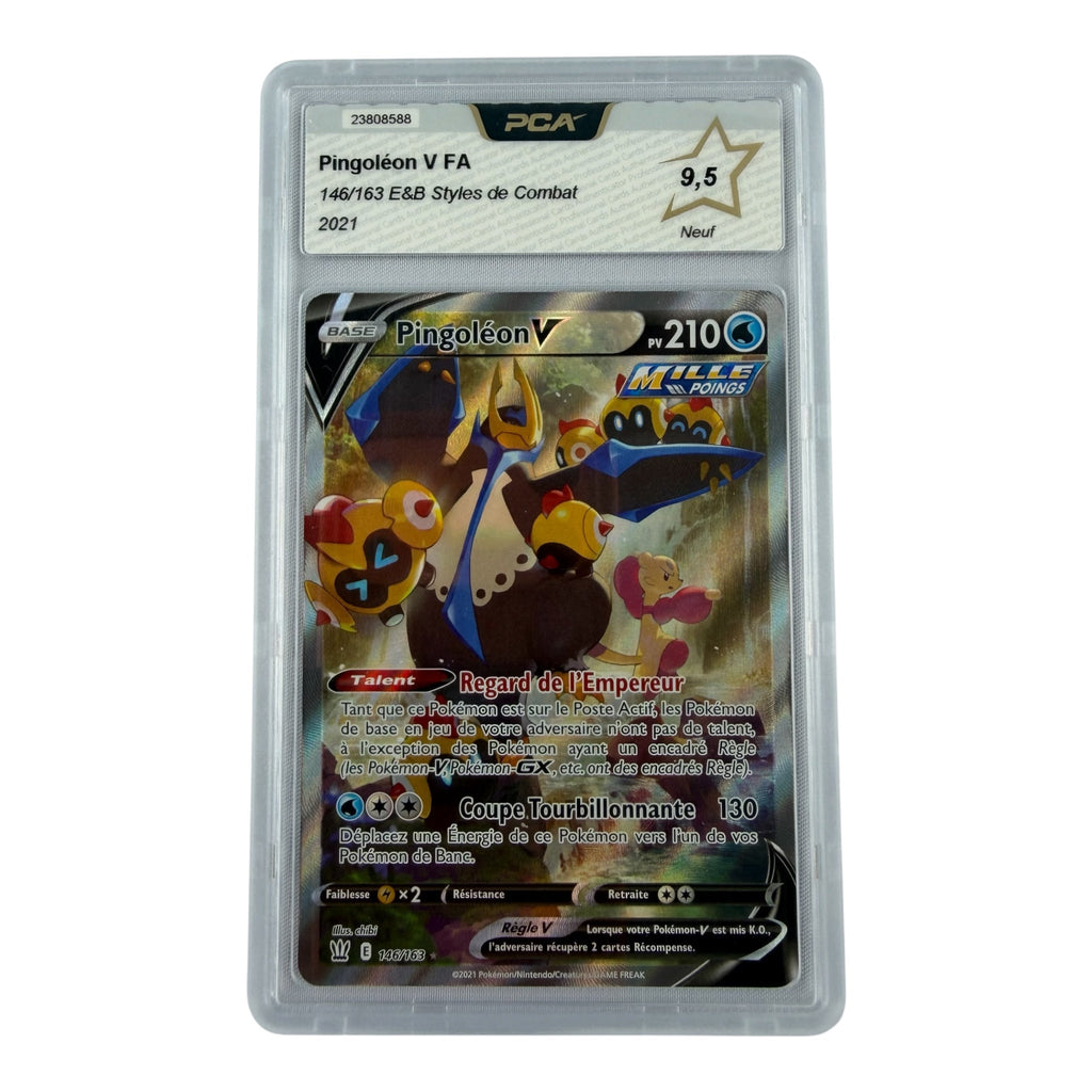 Carte Pokémon gradée Pingoléon V 146/163 PCA 9.5 – recto | Sneyzencorp