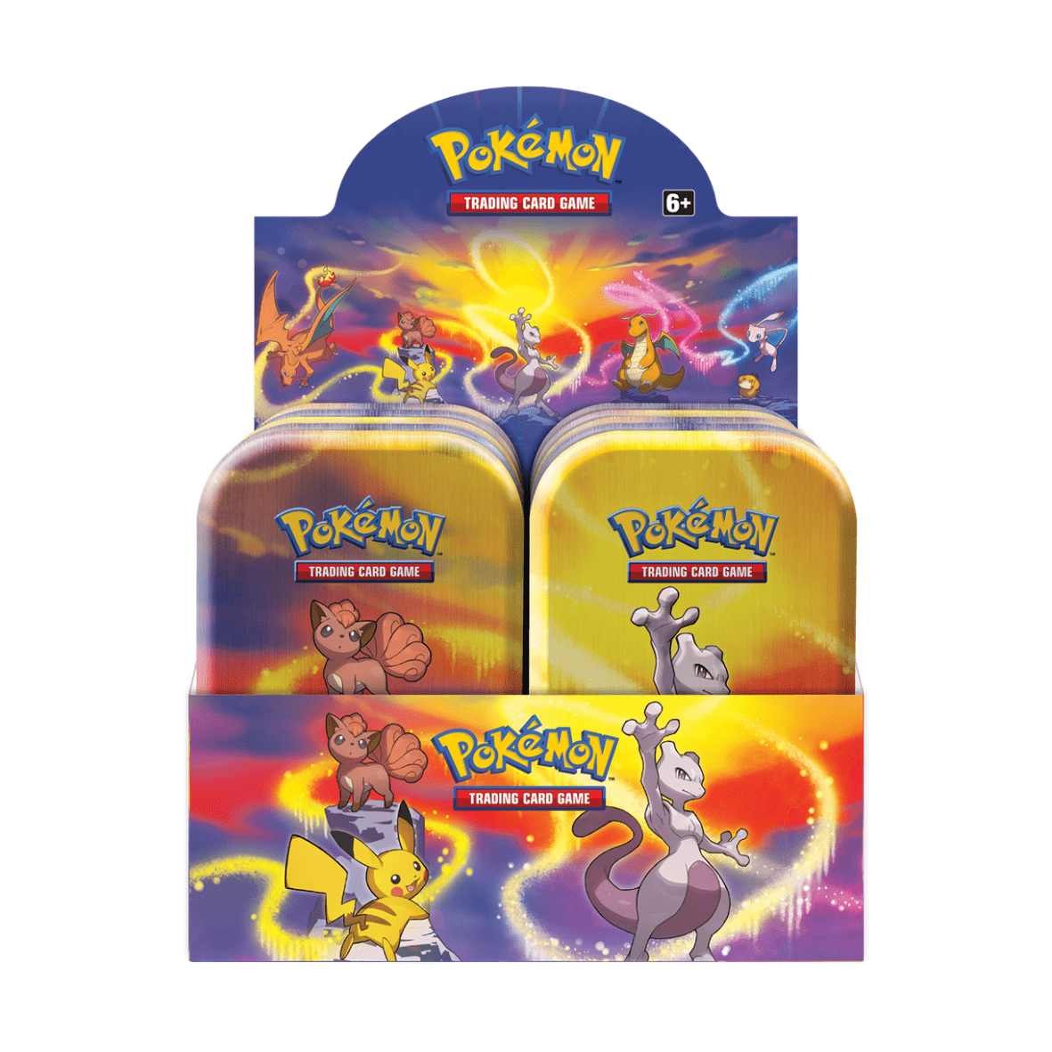 Display Tins Pokémon Puissance de Kanto – 10 Mini Tins EB10 & EB11 Neuf et Scellé - sneyzencorp