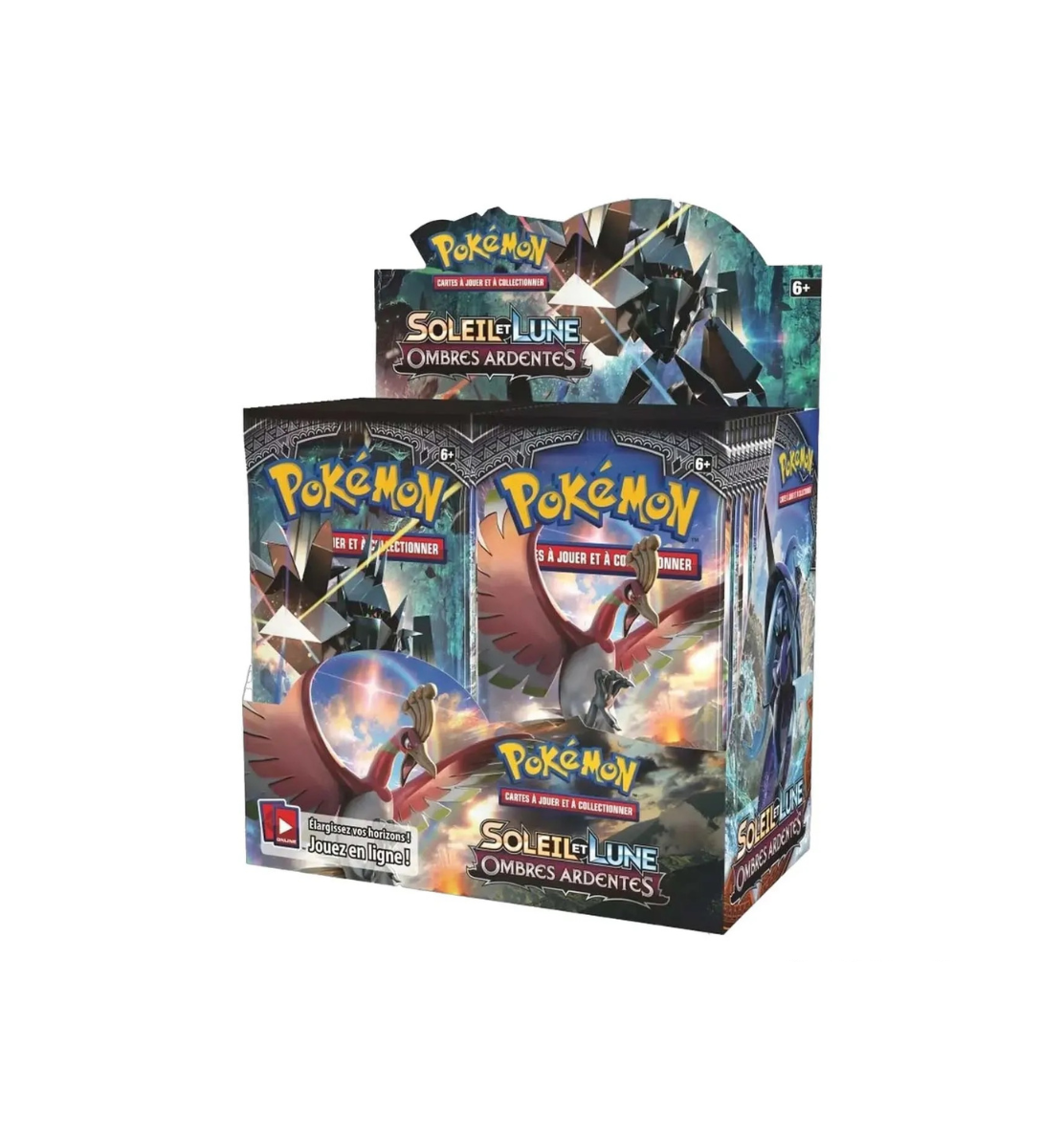 Display Pokémon SL03 Ombres Ardentes Neuf et Scellé avec Acrylique - sneyzencorp