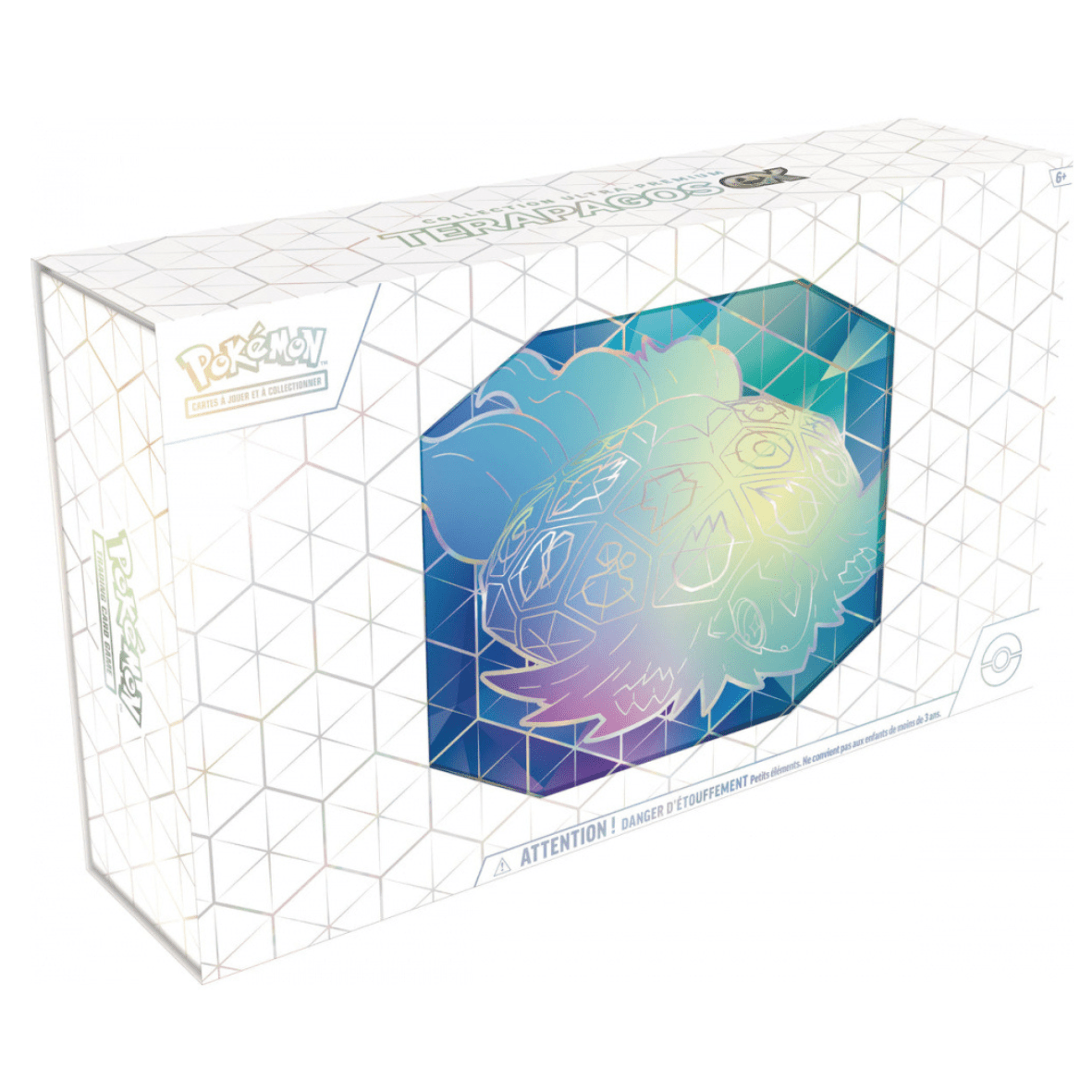 Coffret Ultra Premium Pokémon Terapagos neuf et scellé en français, produit officiel à collectionner sur Sneyzencorp.com