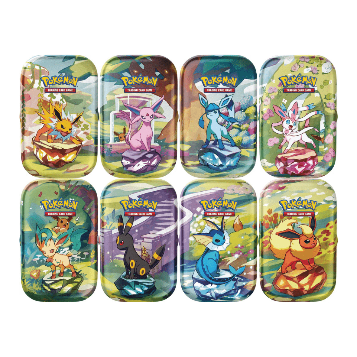 Display Pokémon EV8.5 Évolutions Prismatiques – Mini Tins Neuf et Scellé - sneyzencorp