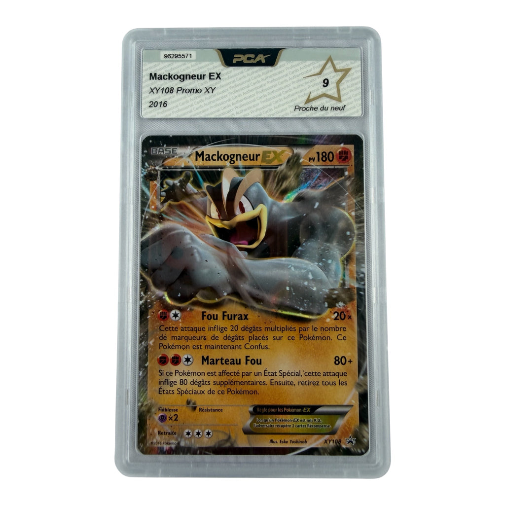 Carte Pokémon gradée Mackogneur Ex XY108 PCA 9 – recto | Sneyzencorp
