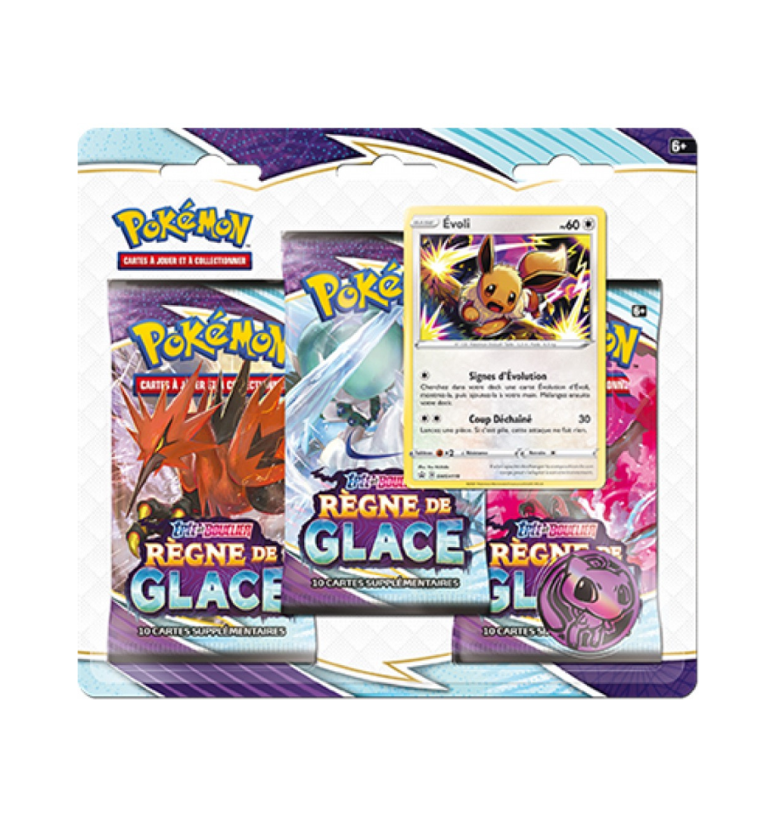 Tripack Pokémon EB06 Règne de Glace Neuf et Scellé - sneyzencorp