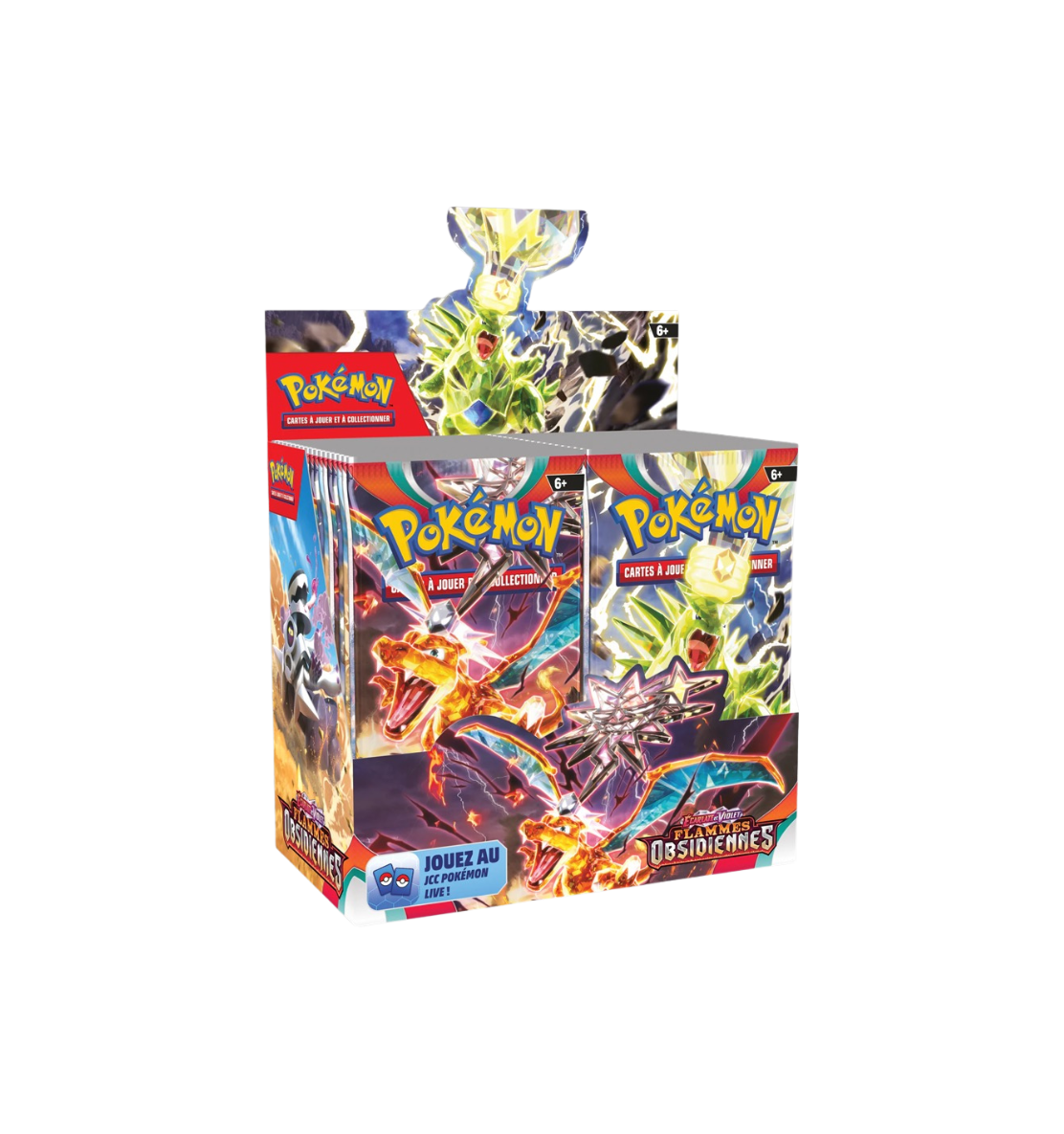 Display Pokémon EV3 Flammes Obsidiennes Neuve et Scellée - sneyzencorp