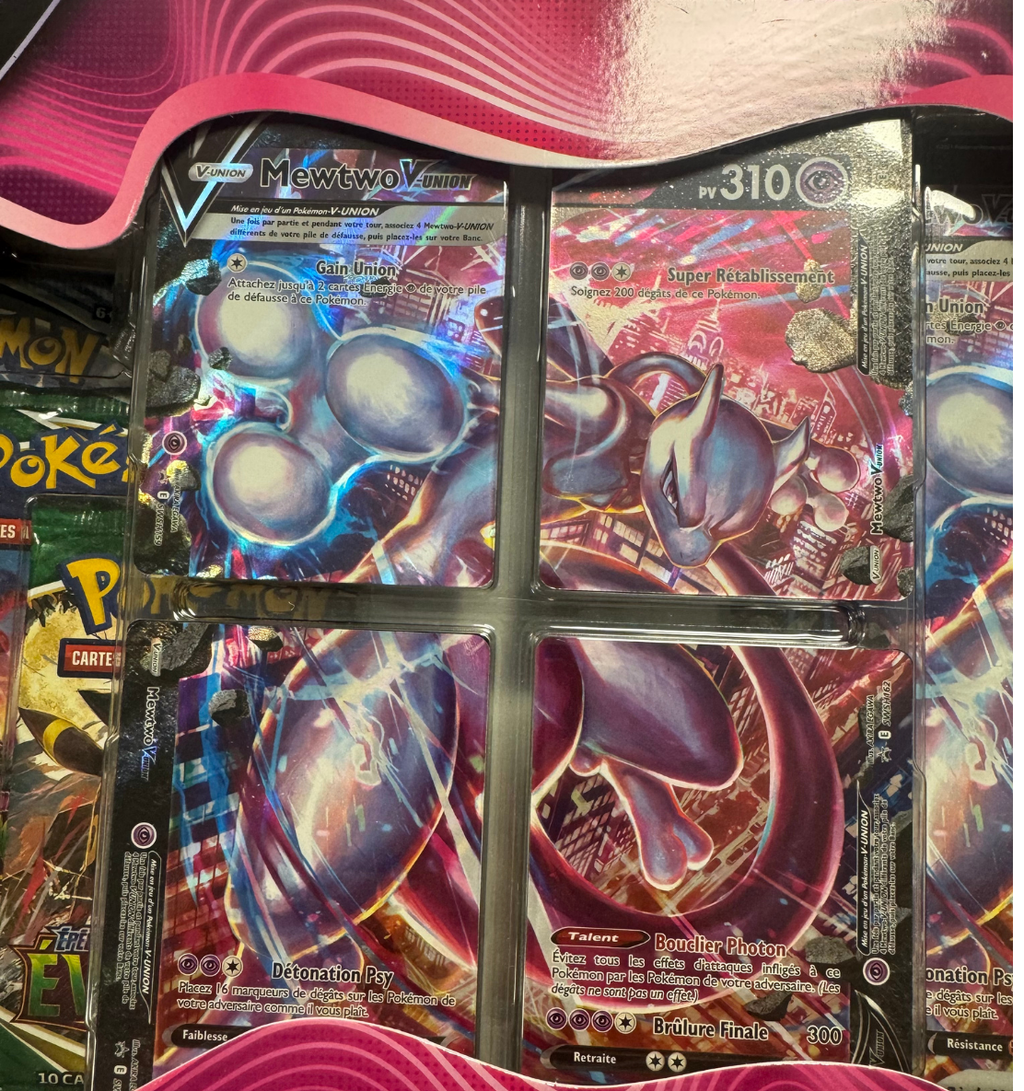 Coffret Mewtwo V-UNION - sneyzencorp