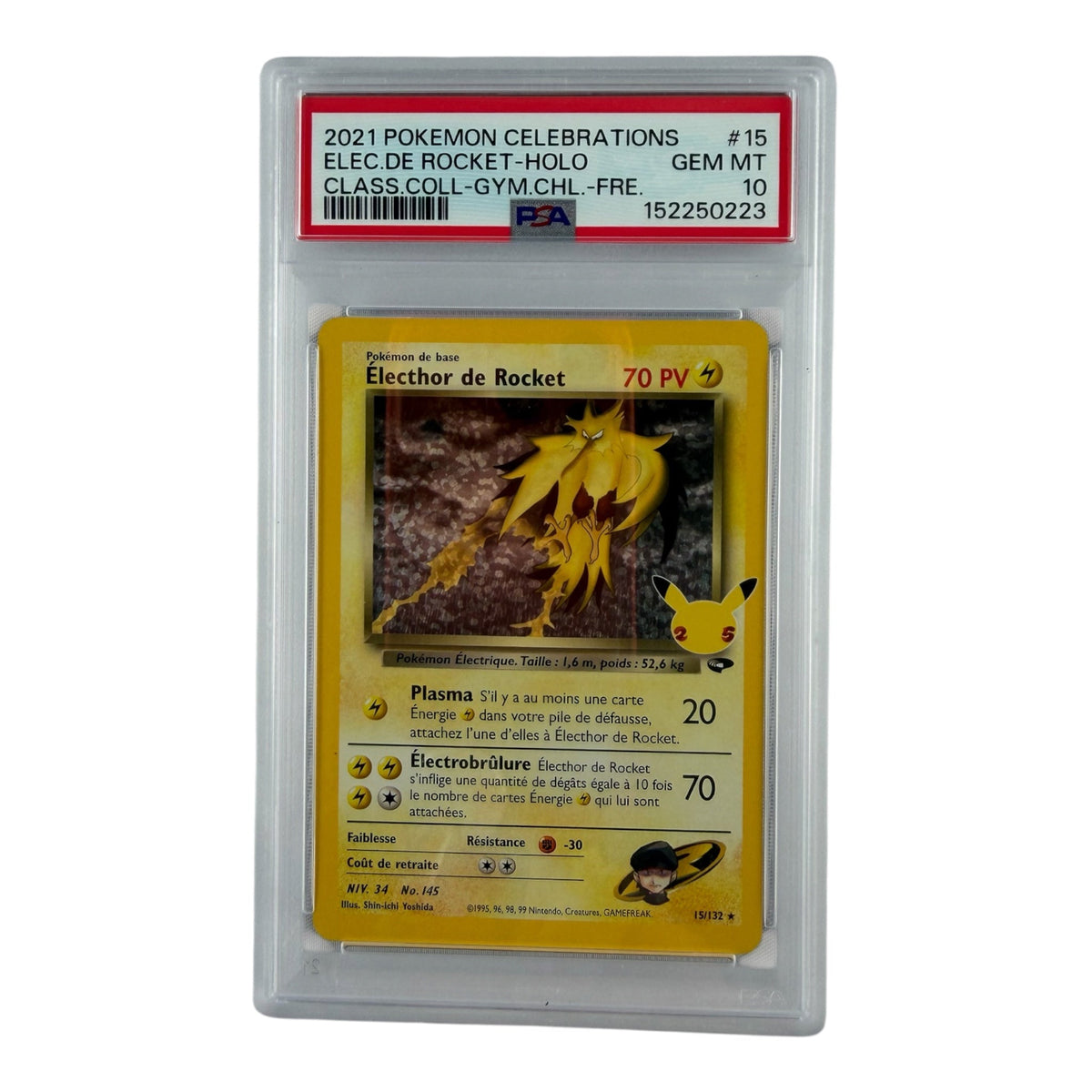 Électhor de Rocket 15/132 Célébrations – PSA 10 - sneyzencorp