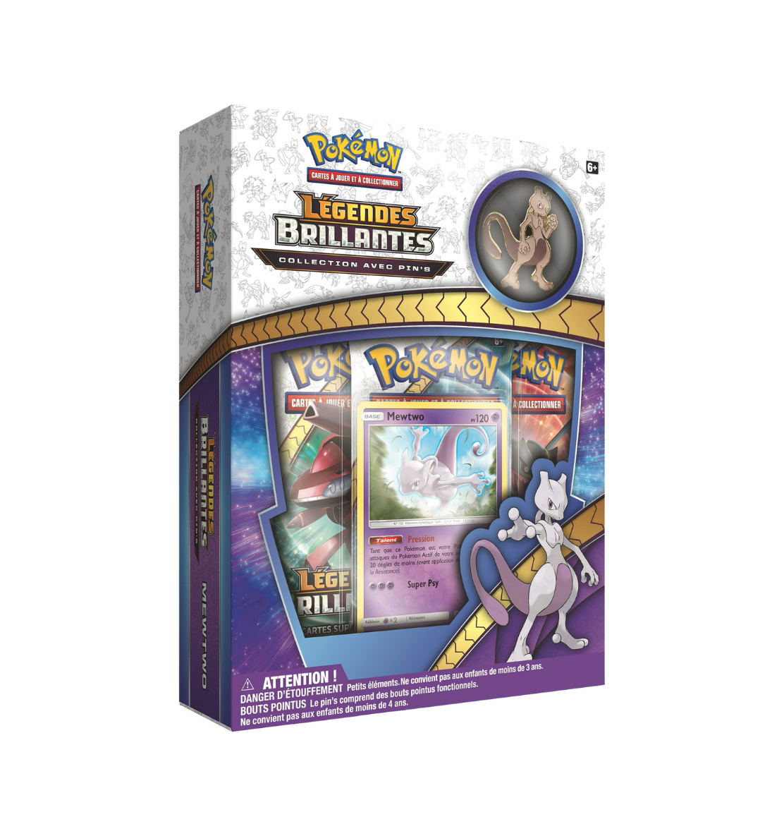 Tripack SL3.5 Mewtwo Légendes Brillantes Neuf et Scellé - sneyzencorp