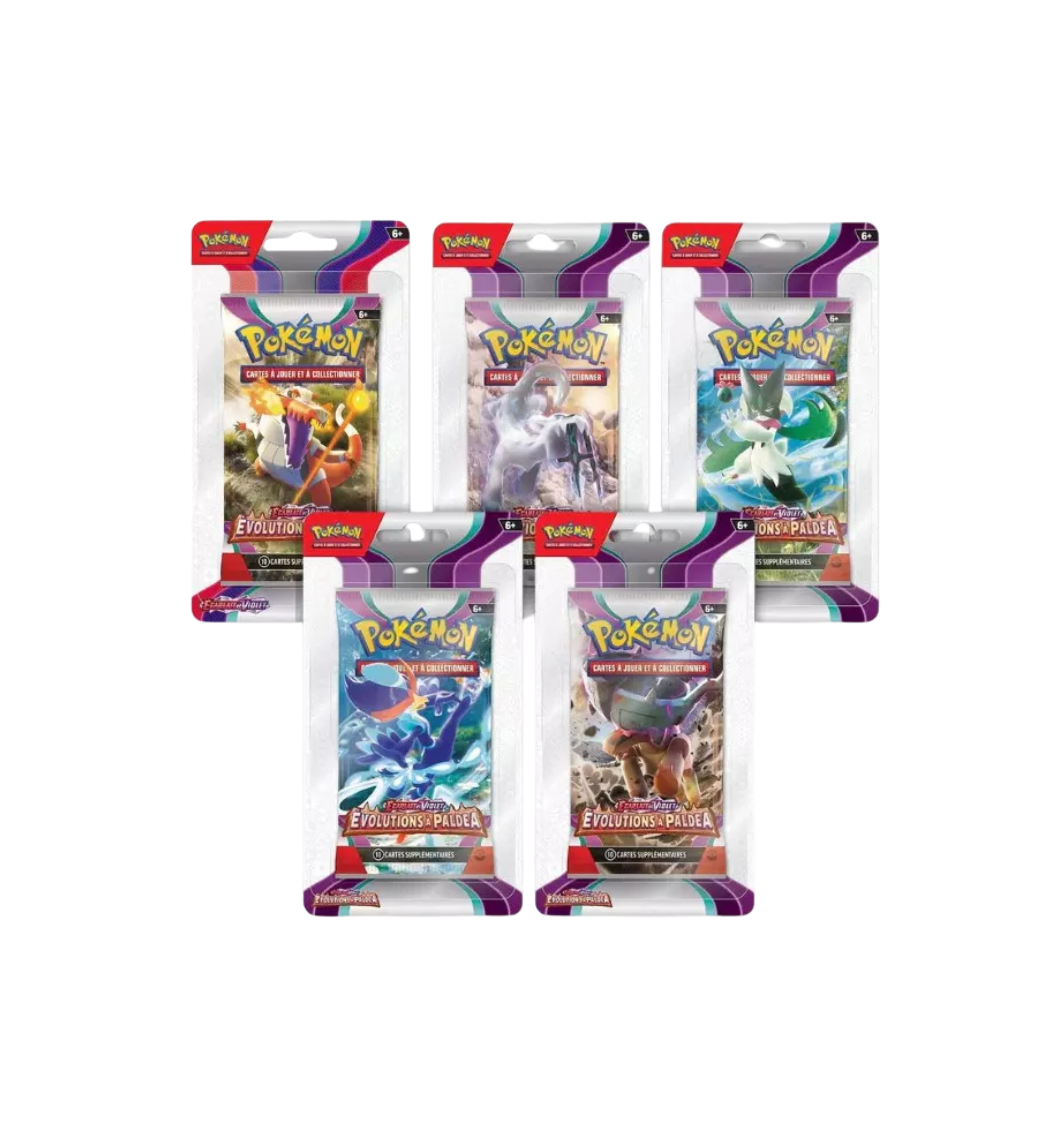 Blisters EV02 Évolutions à Paldea – Boosters Neuf et Scellé - sneyzencorp
